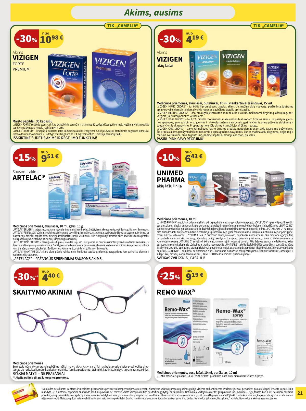 Camelia - Camelia akcijų leidinys 21 puslapis