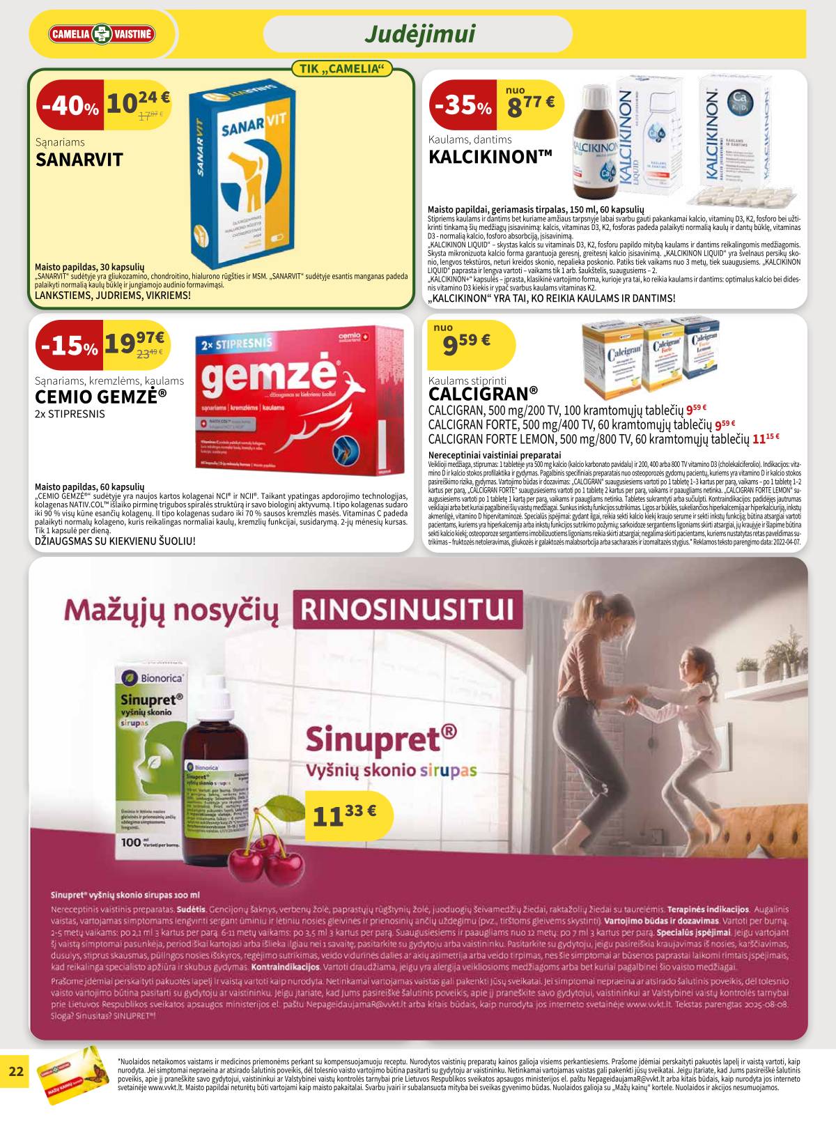 Camelia - Camelia akcijų leidinys 22 puslapis