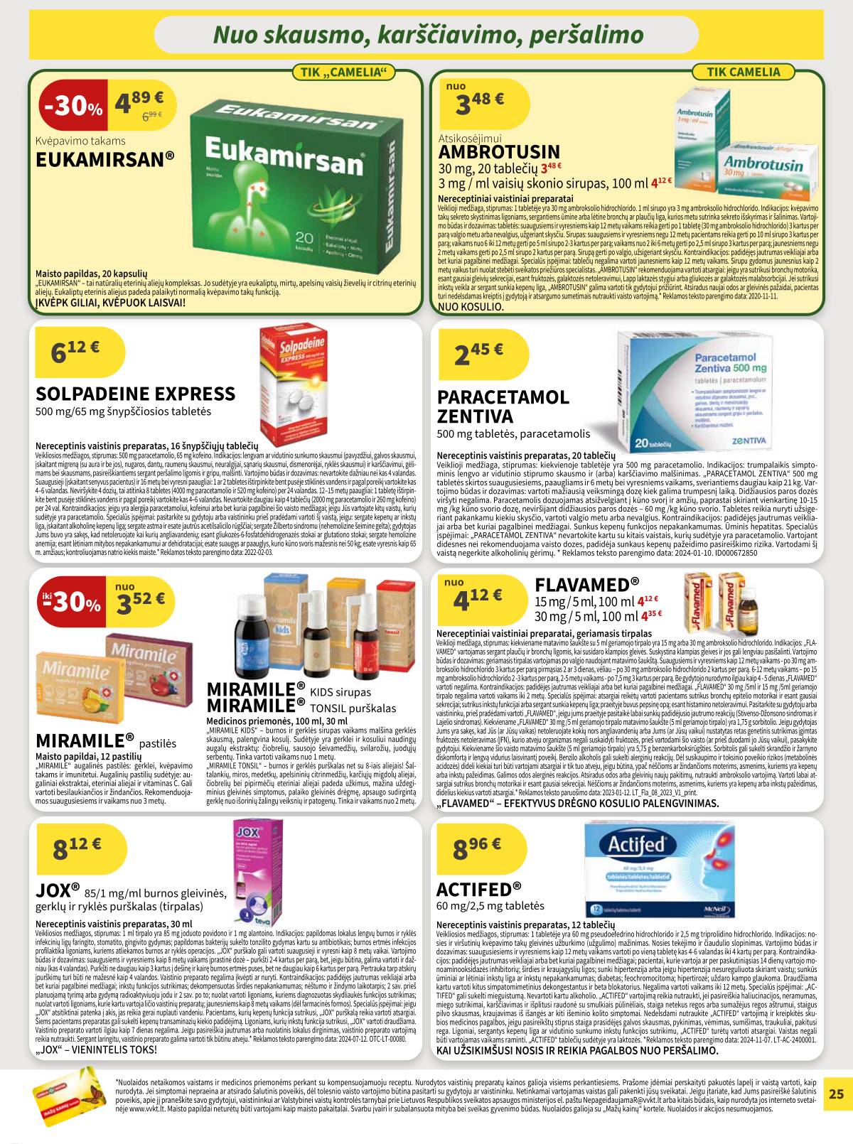 Camelia - Camelia akcijų leidinys 25 puslapis