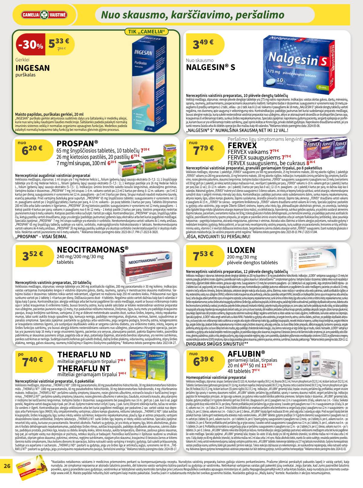 Camelia - Camelia akcijų leidinys 26 puslapis