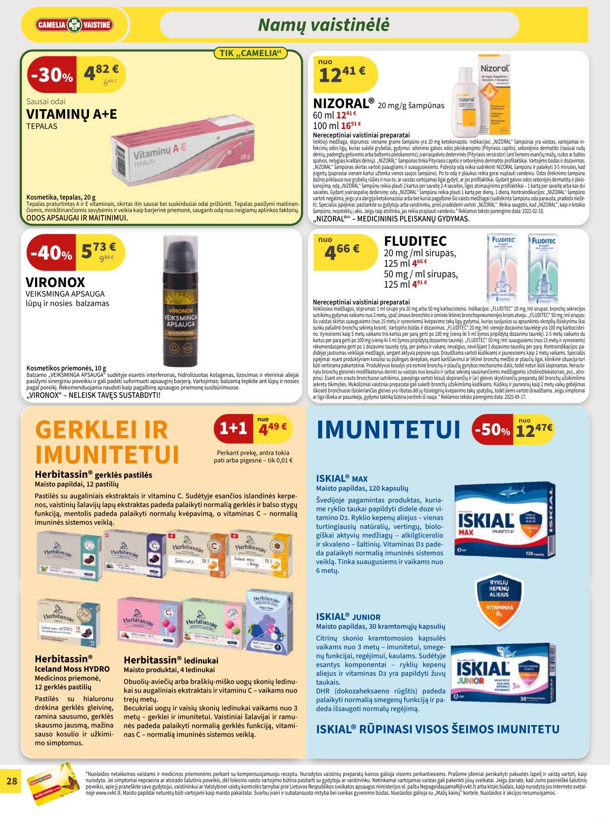 Camelia - Camelia akcijų leidinys 28 puslapis