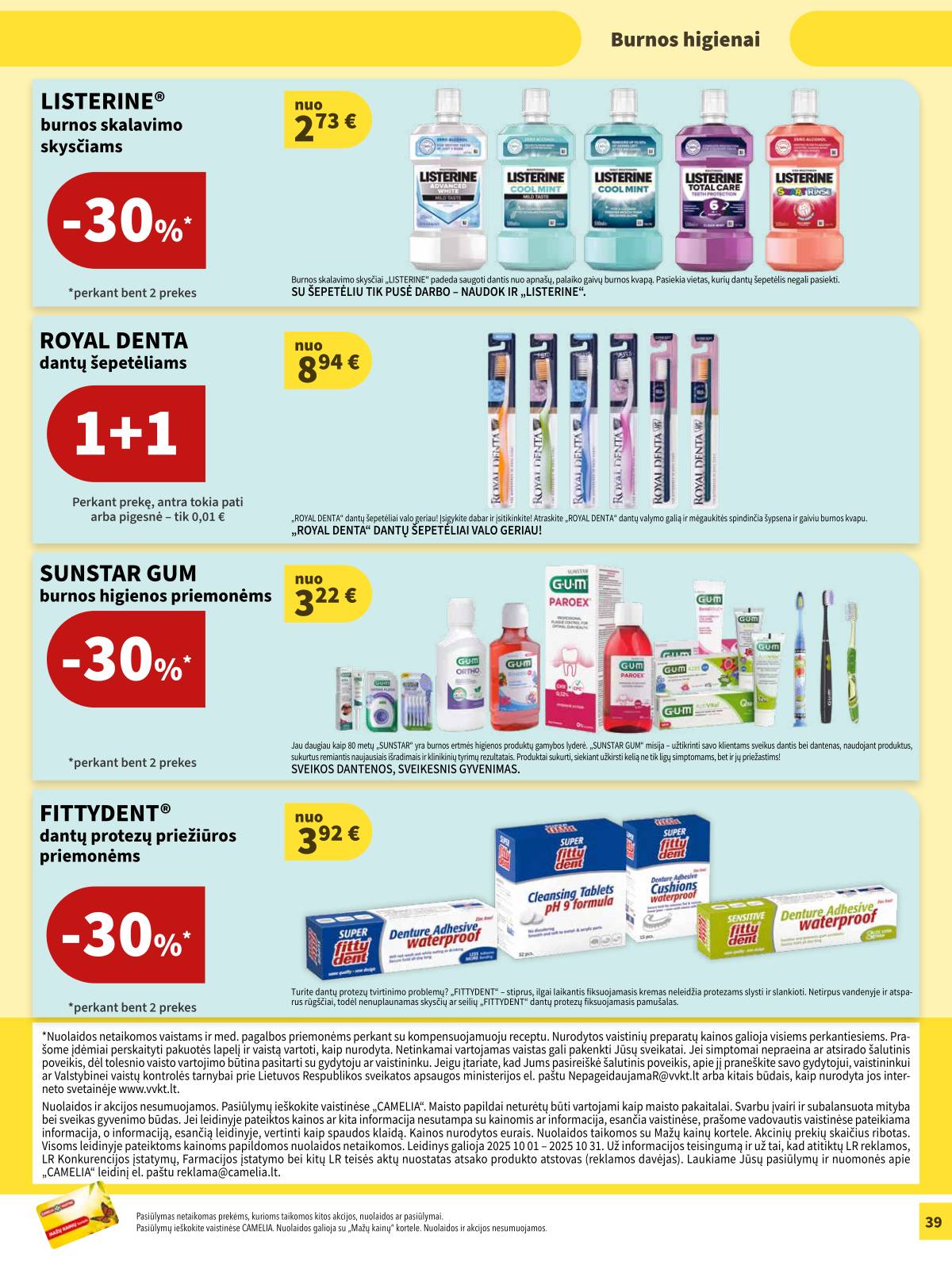 Camelia - Camelia akcijų leidinys 39 puslapis