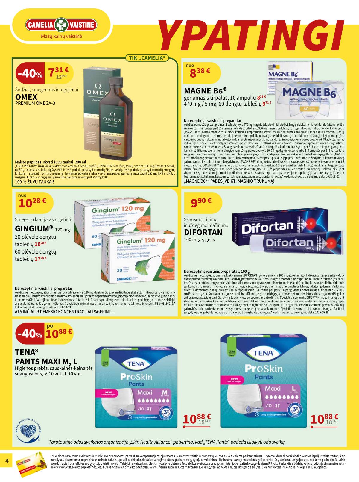 Camelia - Camelia akcijų leidinys 4 puslapis