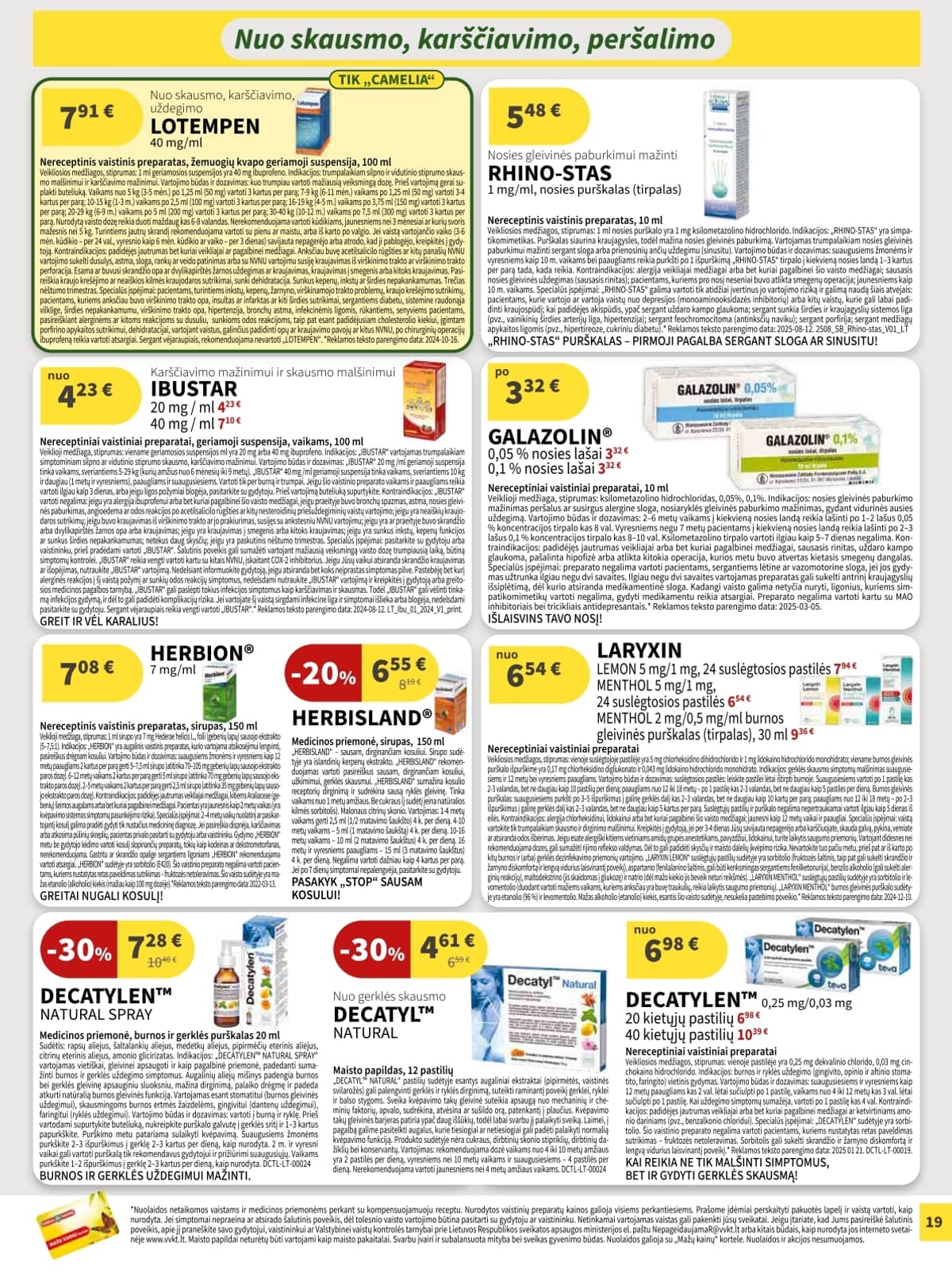 Camelia - Camelia akcijų leidinys 19 puslapis