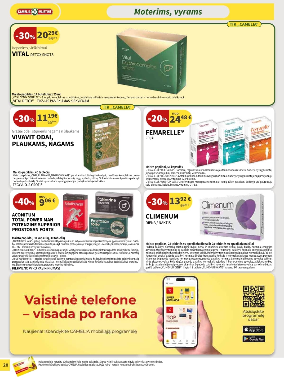 Camelia - Camelia akcijų leidinys 20 puslapis