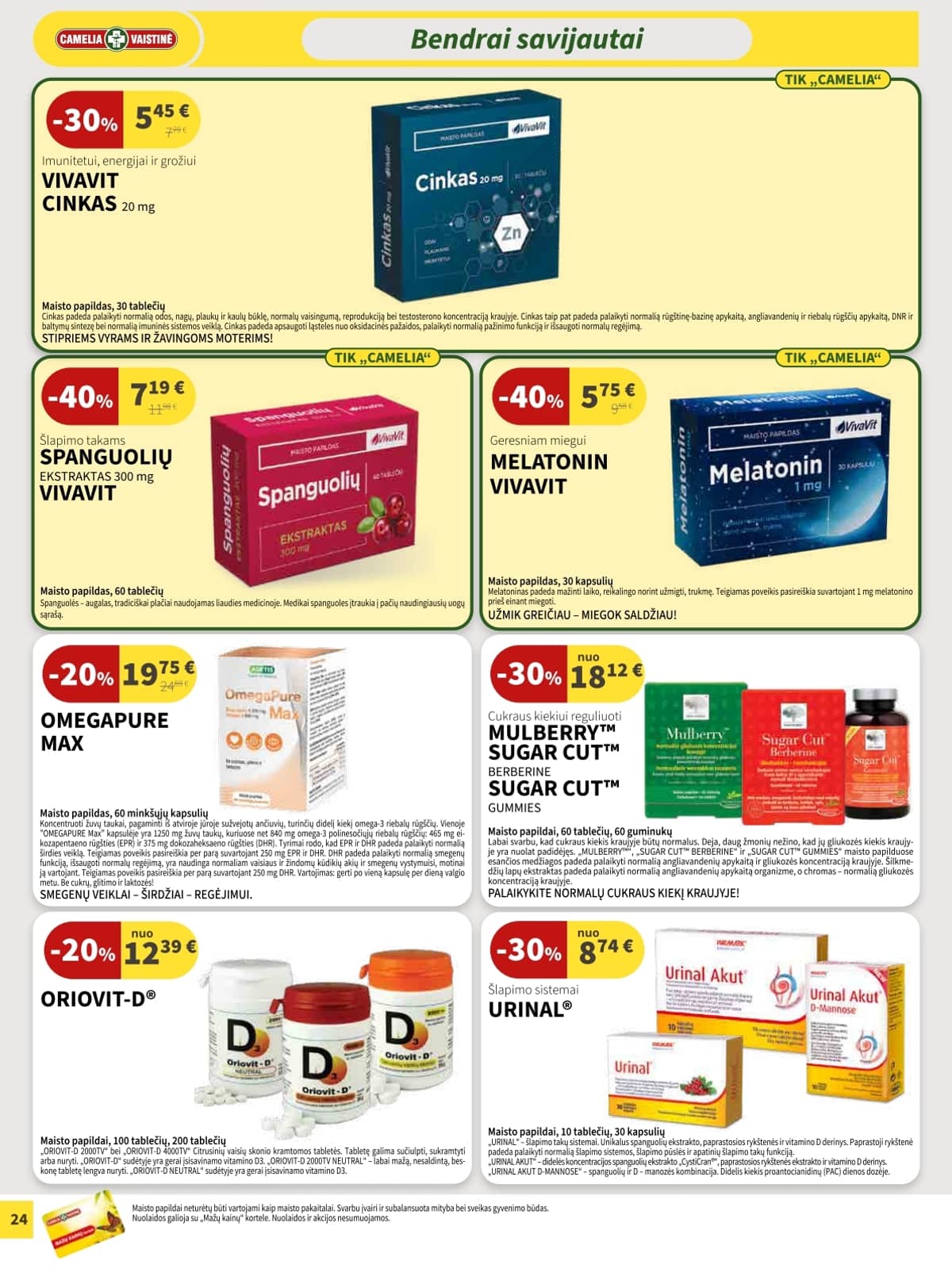 Camelia - Camelia akcijų leidinys 24 puslapis