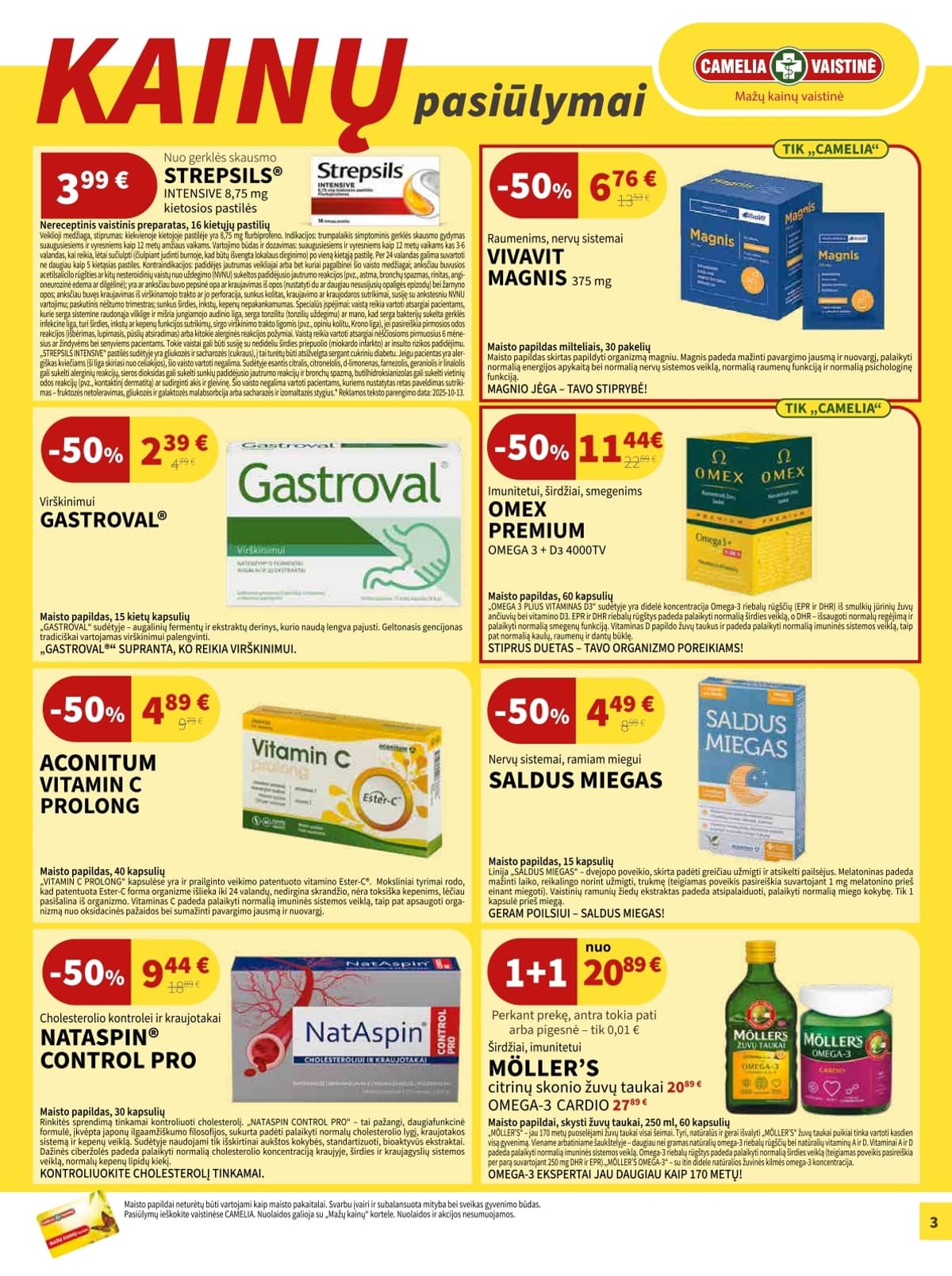 Camelia - Camelia akcijų leidinys 3 puslapis