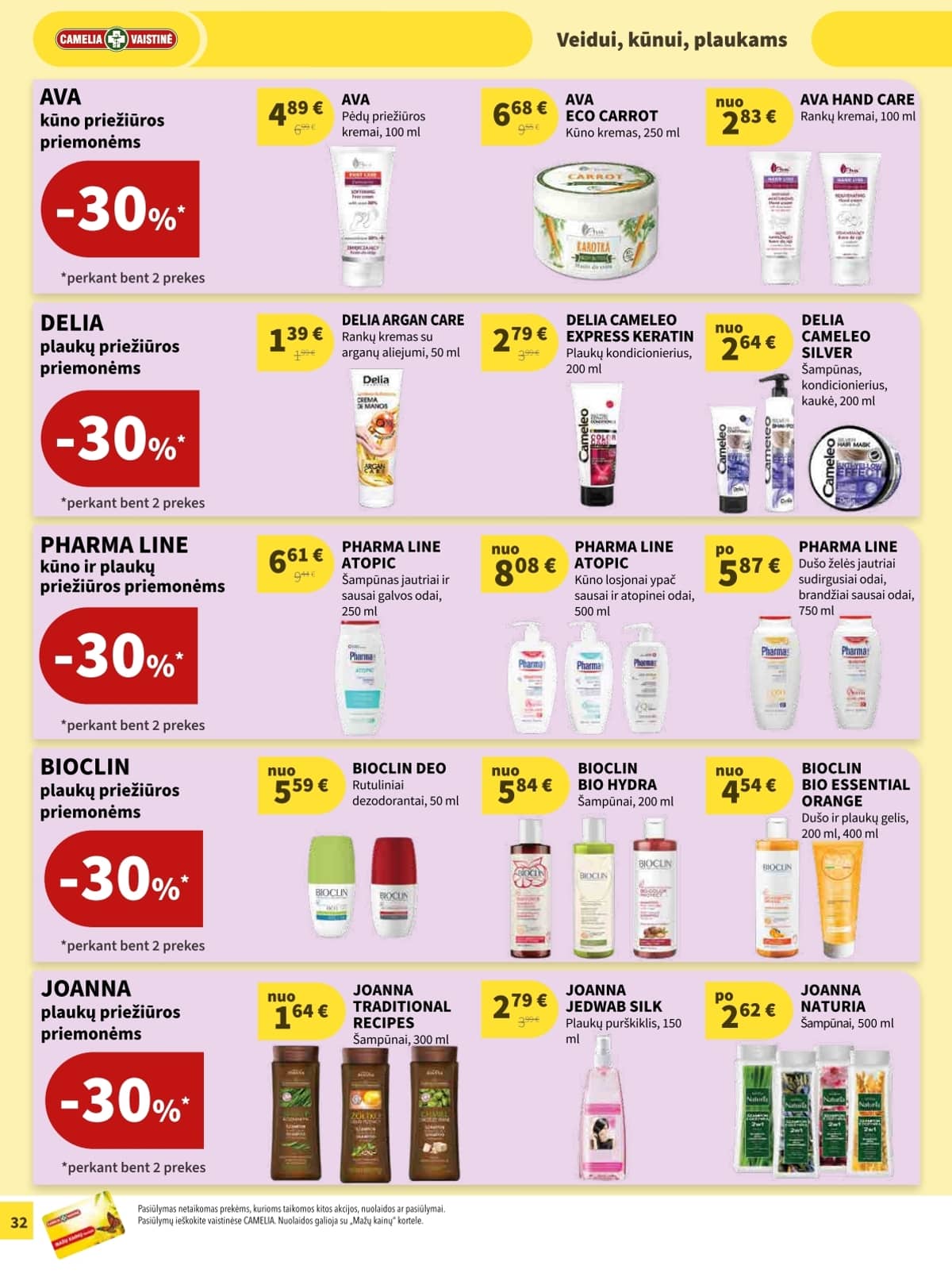 Camelia - Camelia akcijų leidinys 32 puslapis