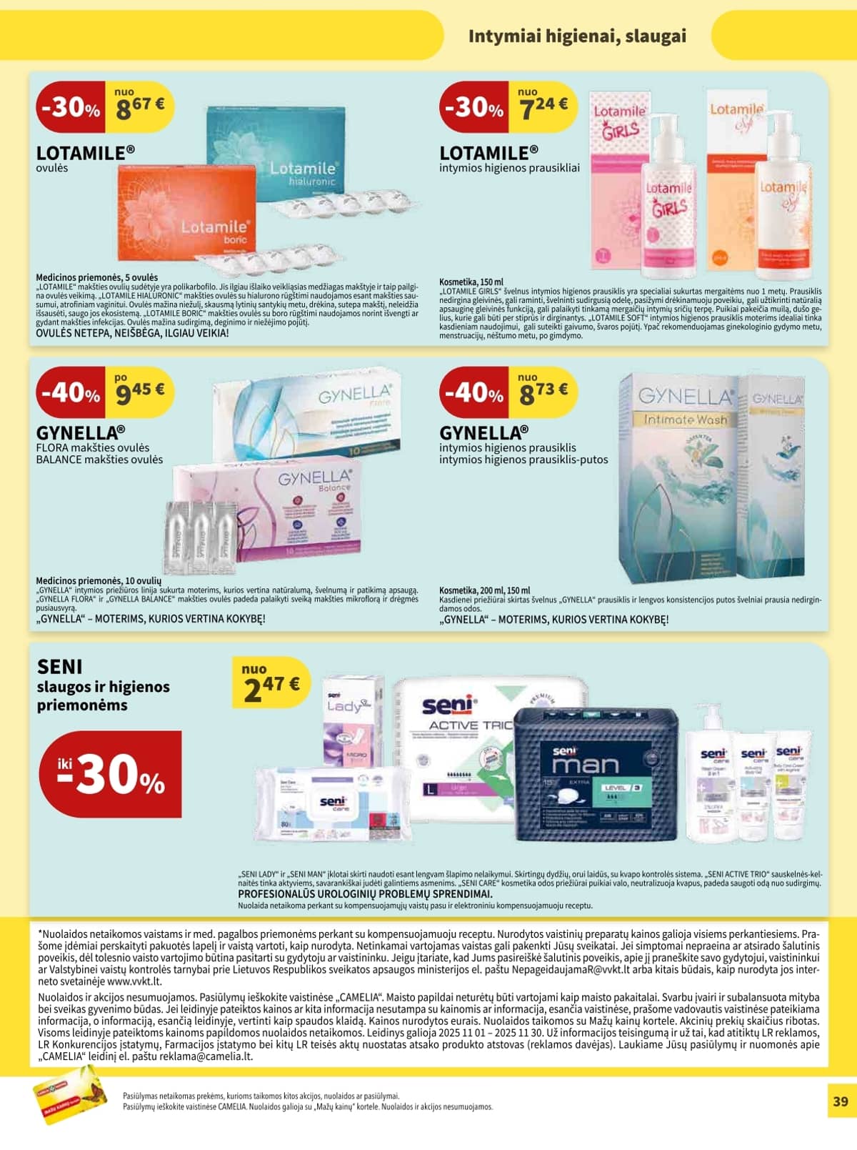 Camelia - Camelia akcijų leidinys 39 puslapis