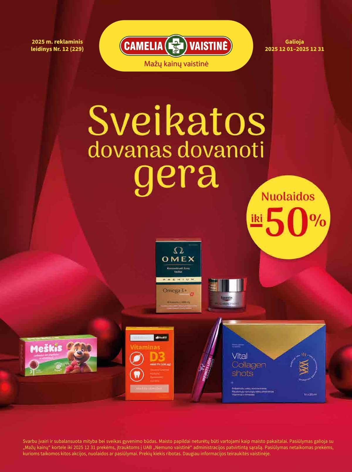 Camelia - Camelia akcijų leidinys 1 puslapis