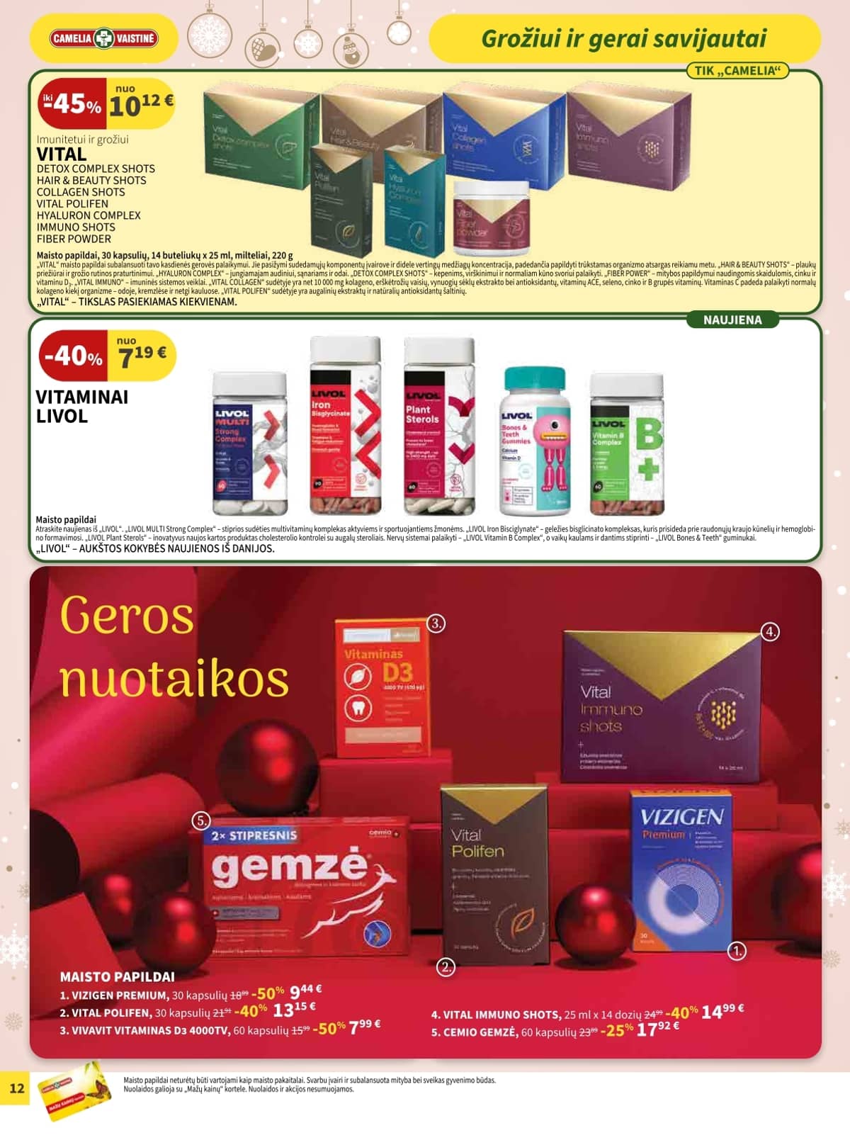 Camelia - Camelia akcijų leidinys 12 puslapis