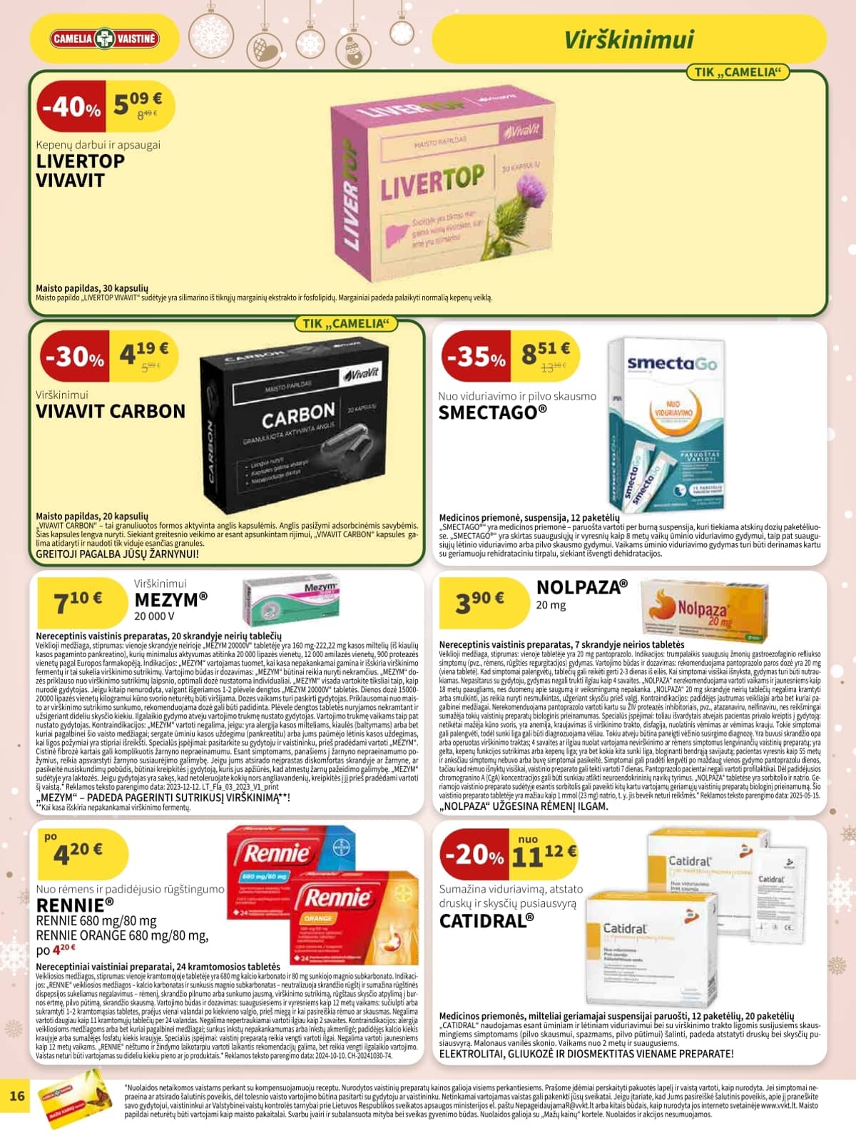 Camelia - Camelia akcijų leidinys 16 puslapis