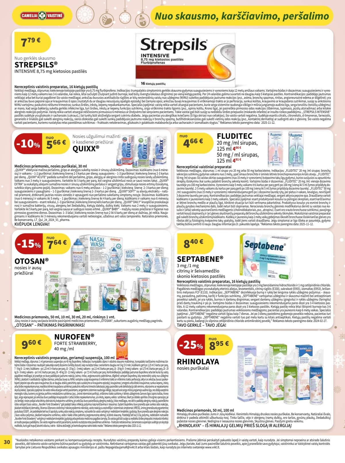 Camelia - Camelia akcijų leidinys 30 puslapis