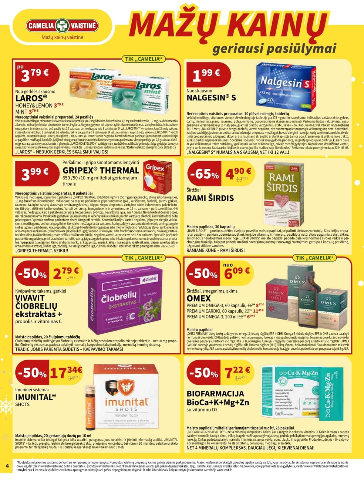 Camelia - Camelia akcijų leidinys 4 puslapis