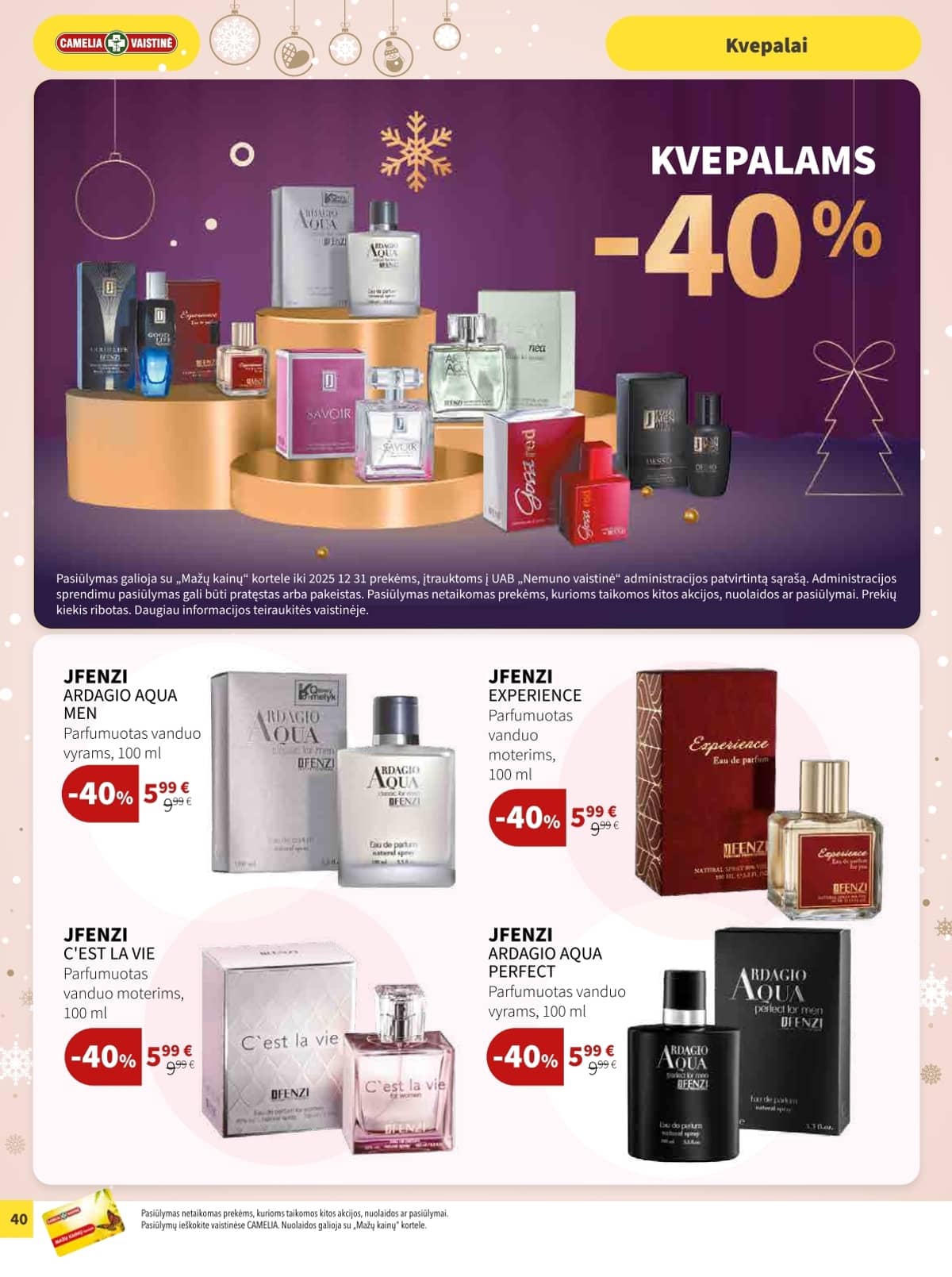 Camelia - Camelia akcijų leidinys 40 puslapis