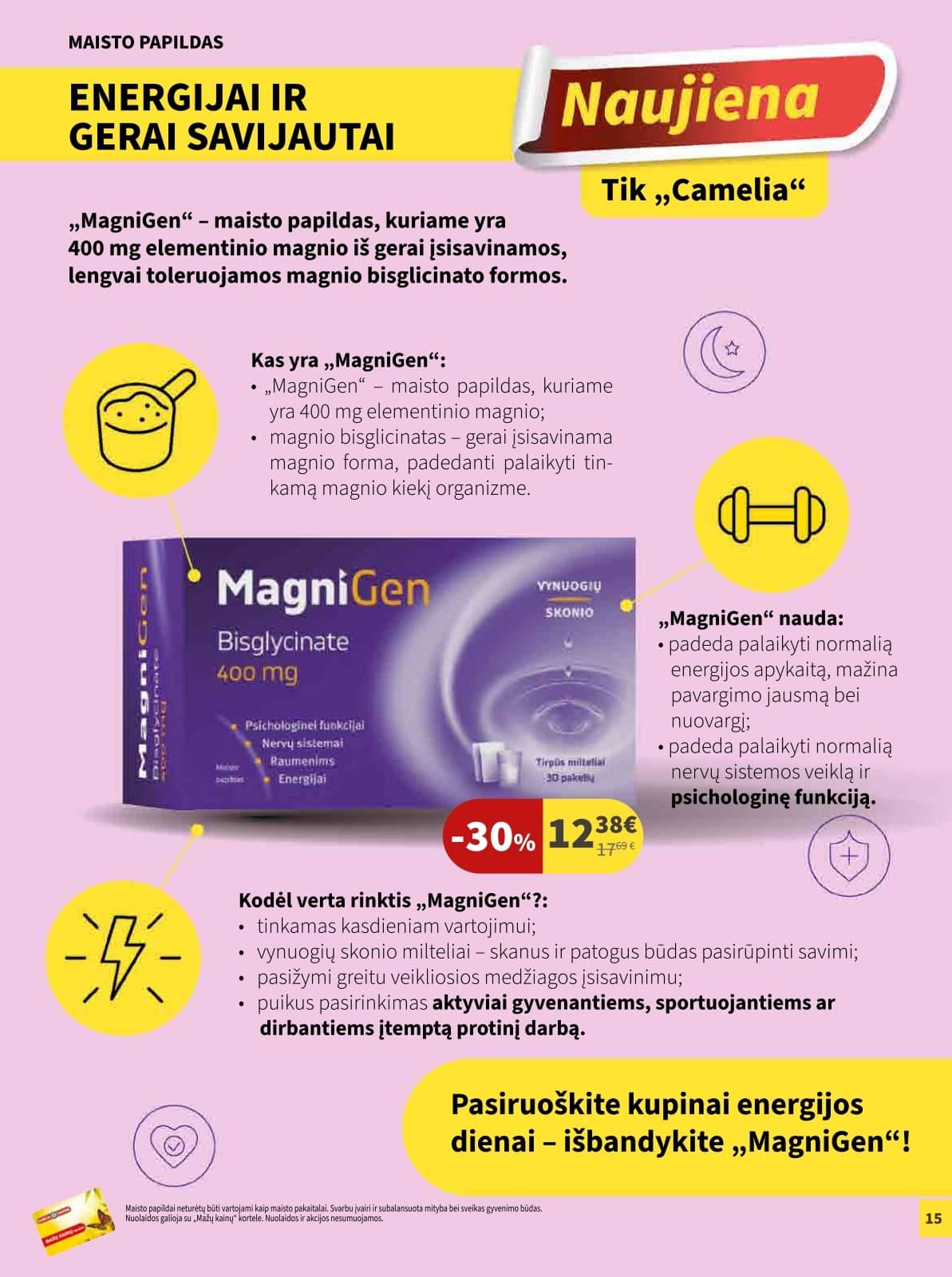 Camelia - Camelia akcijų leidinys 15 puslapis