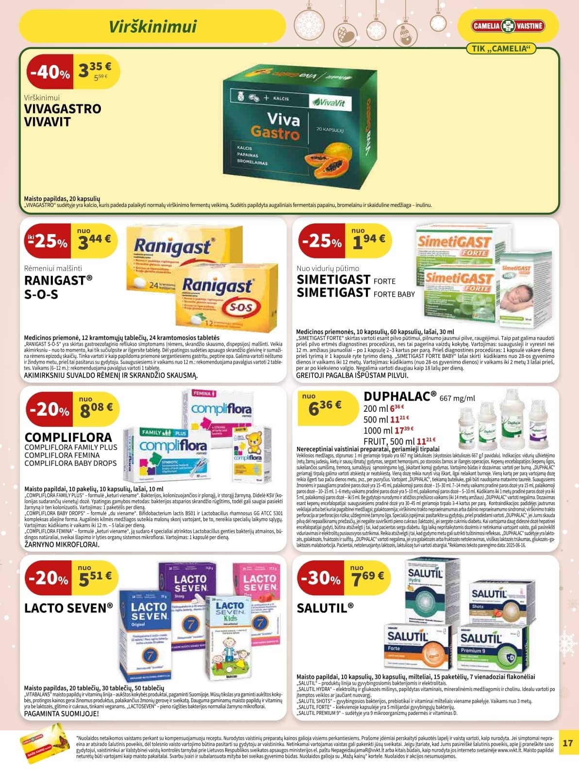 Camelia - Camelia akcijų leidinys 17 puslapis