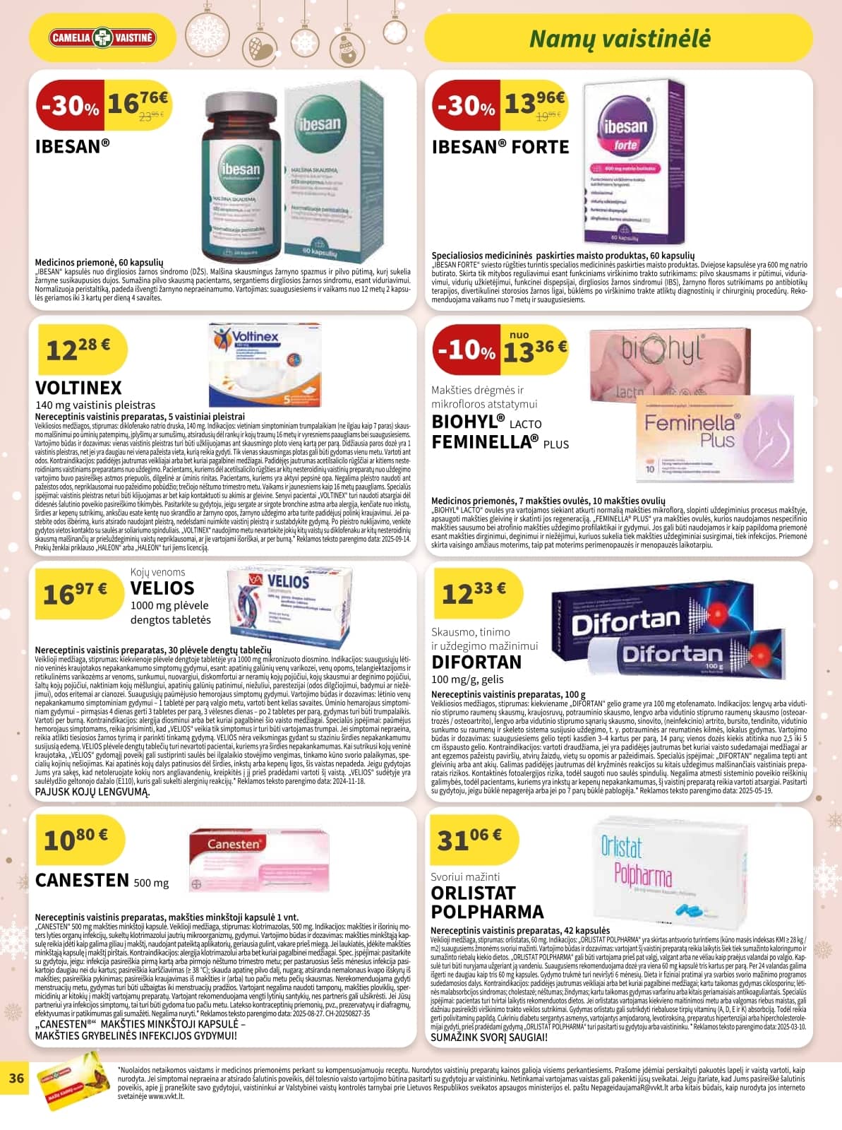 Camelia - Camelia akcijų leidinys 36 puslapis