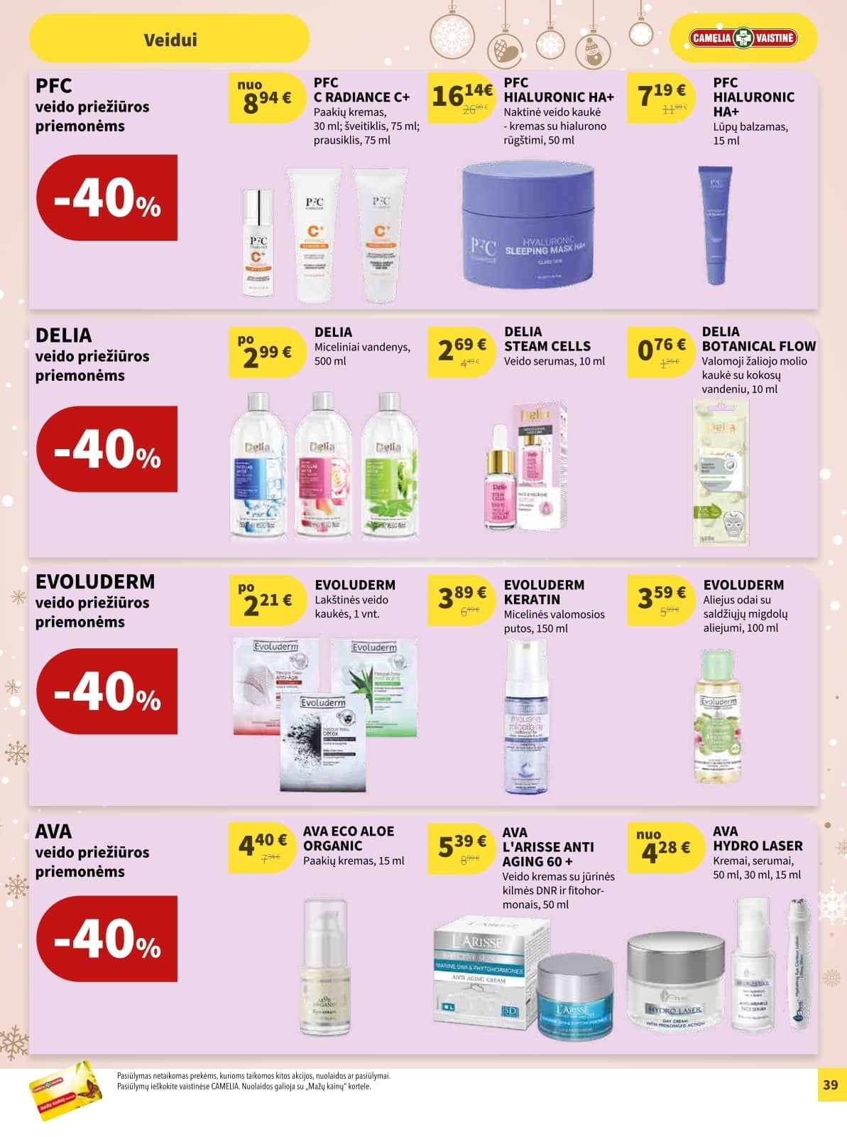 Camelia - Camelia akcijų leidinys 39 puslapis