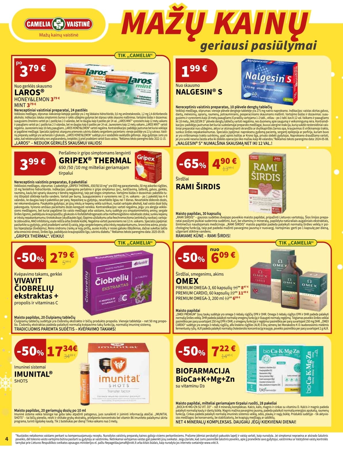 Camelia - Camelia akcijų leidinys 4 puslapis