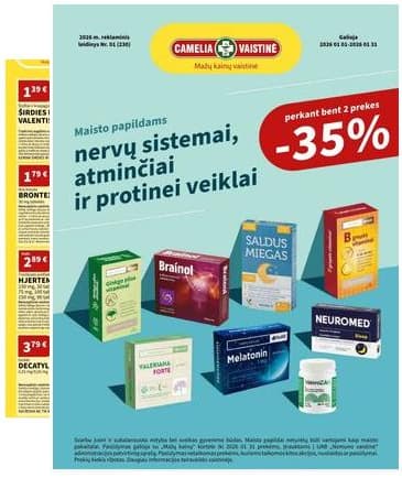 Camelia - Camelia akcijų leidinys 2026-01-01 – 2026-01-31