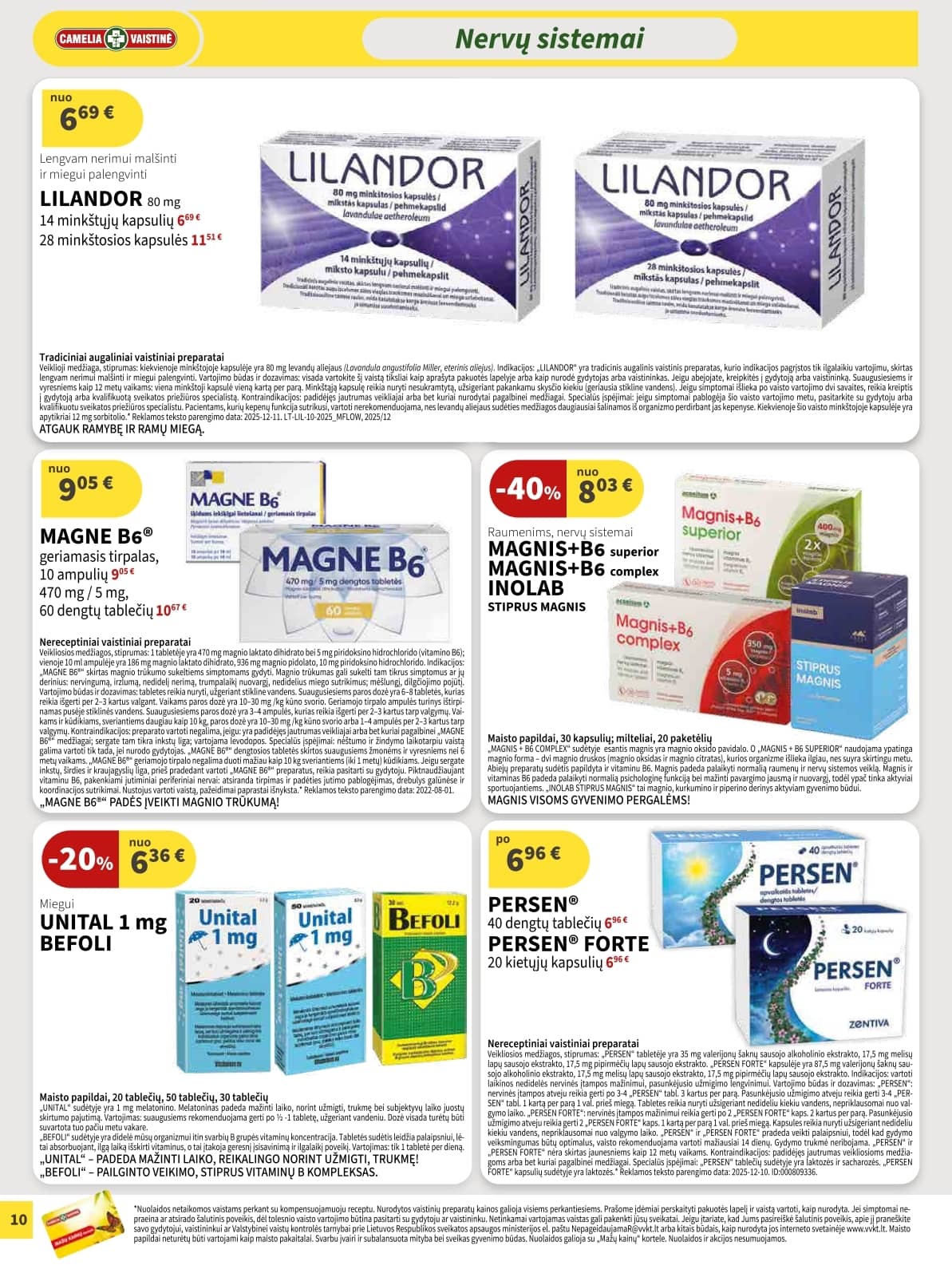 Camelia - Camelia akcijų leidinys 10 puslapis