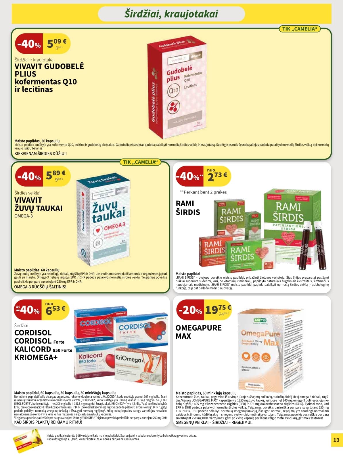 Camelia - Camelia akcijų leidinys 13 puslapis