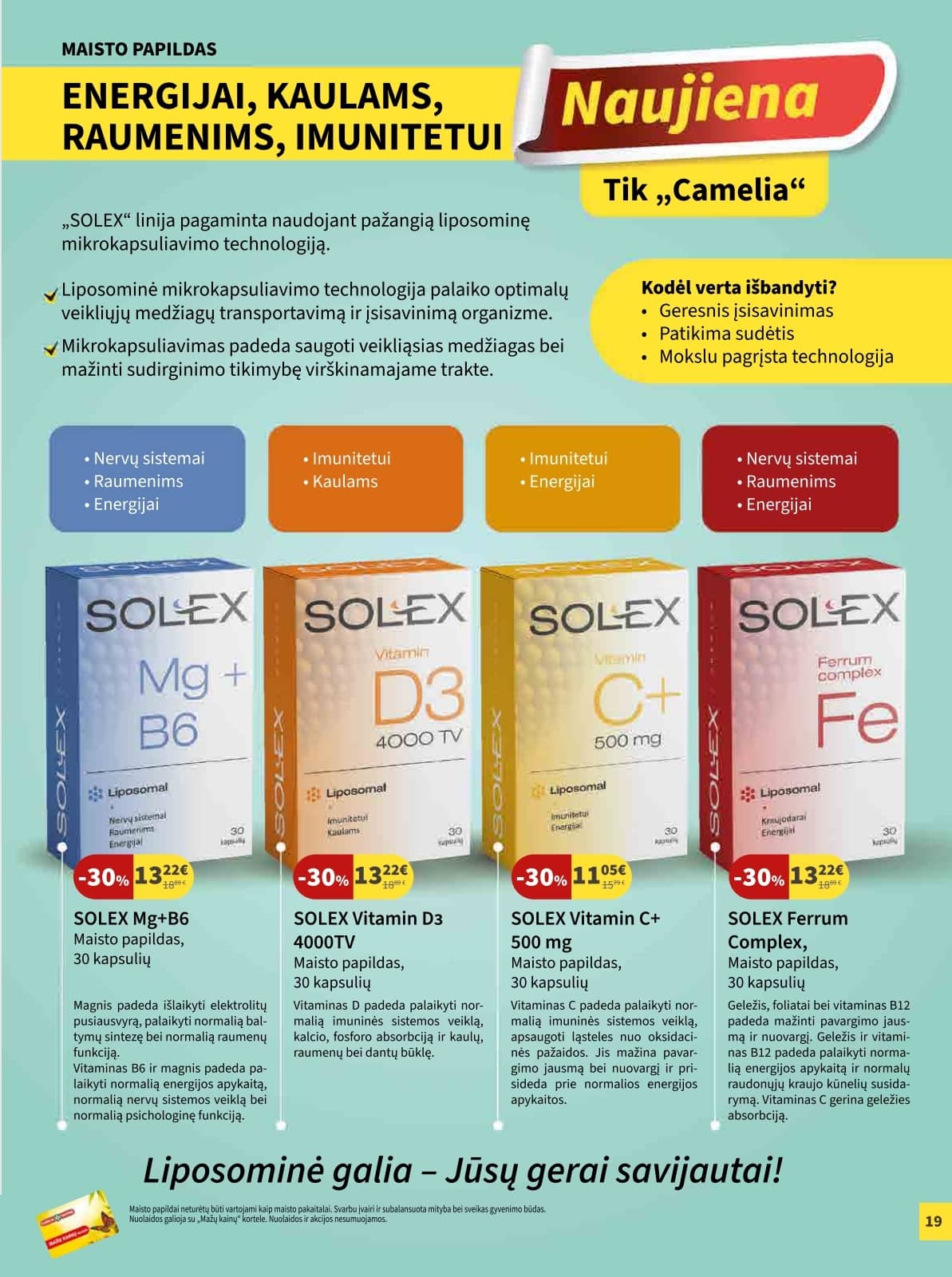 Camelia - Camelia akcijų leidinys 19 puslapis