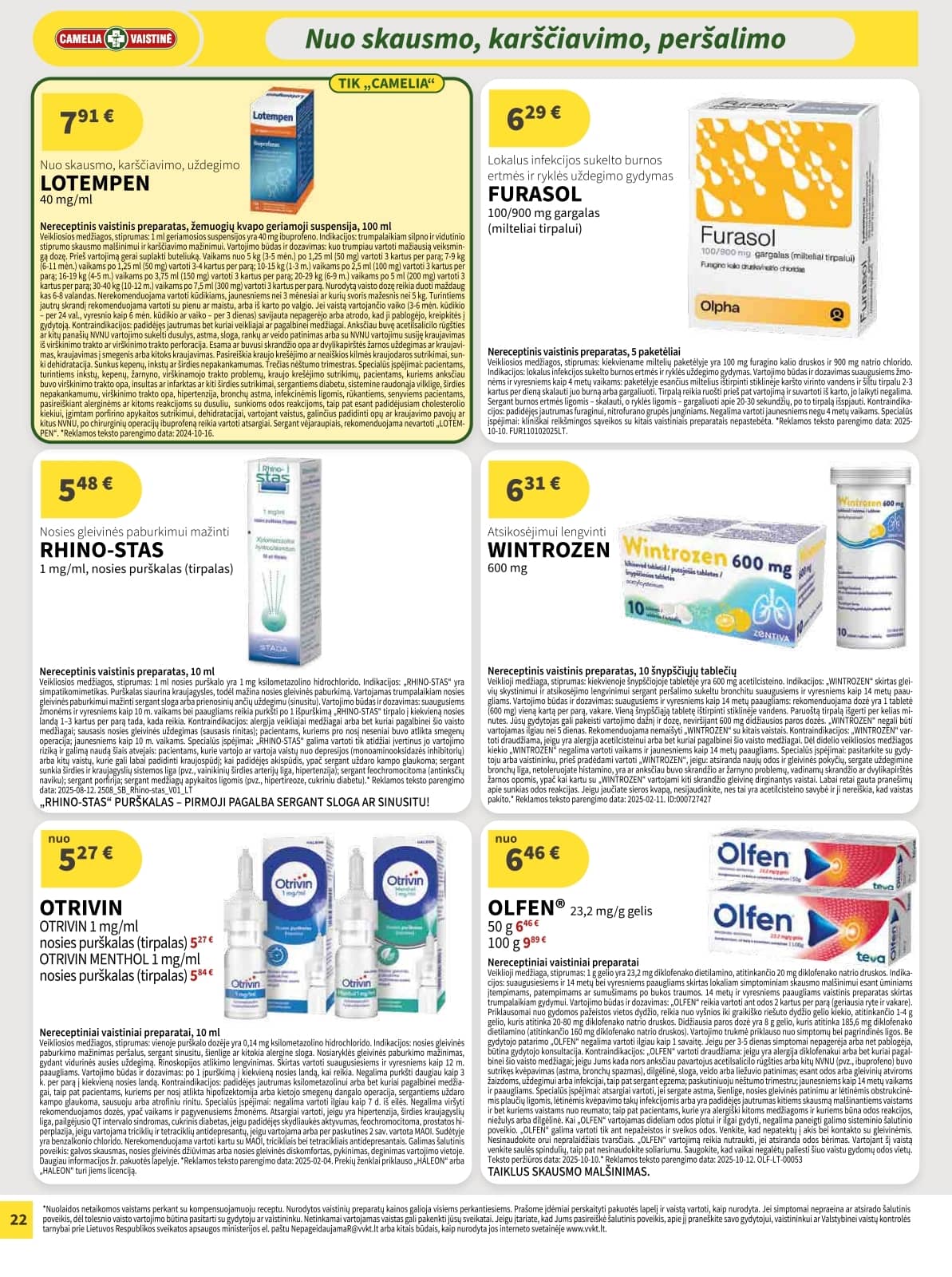 Camelia - Camelia akcijų leidinys 22 puslapis