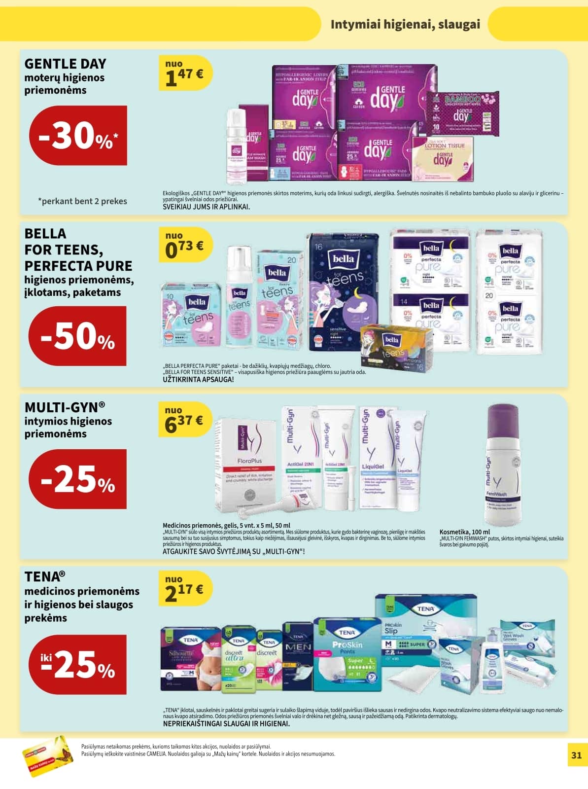 Camelia - Camelia akcijų leidinys 31 puslapis