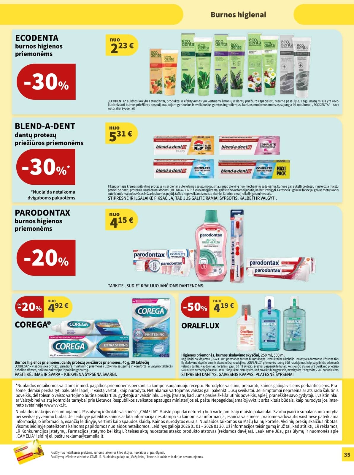 Camelia - Camelia akcijų leidinys 35 puslapis