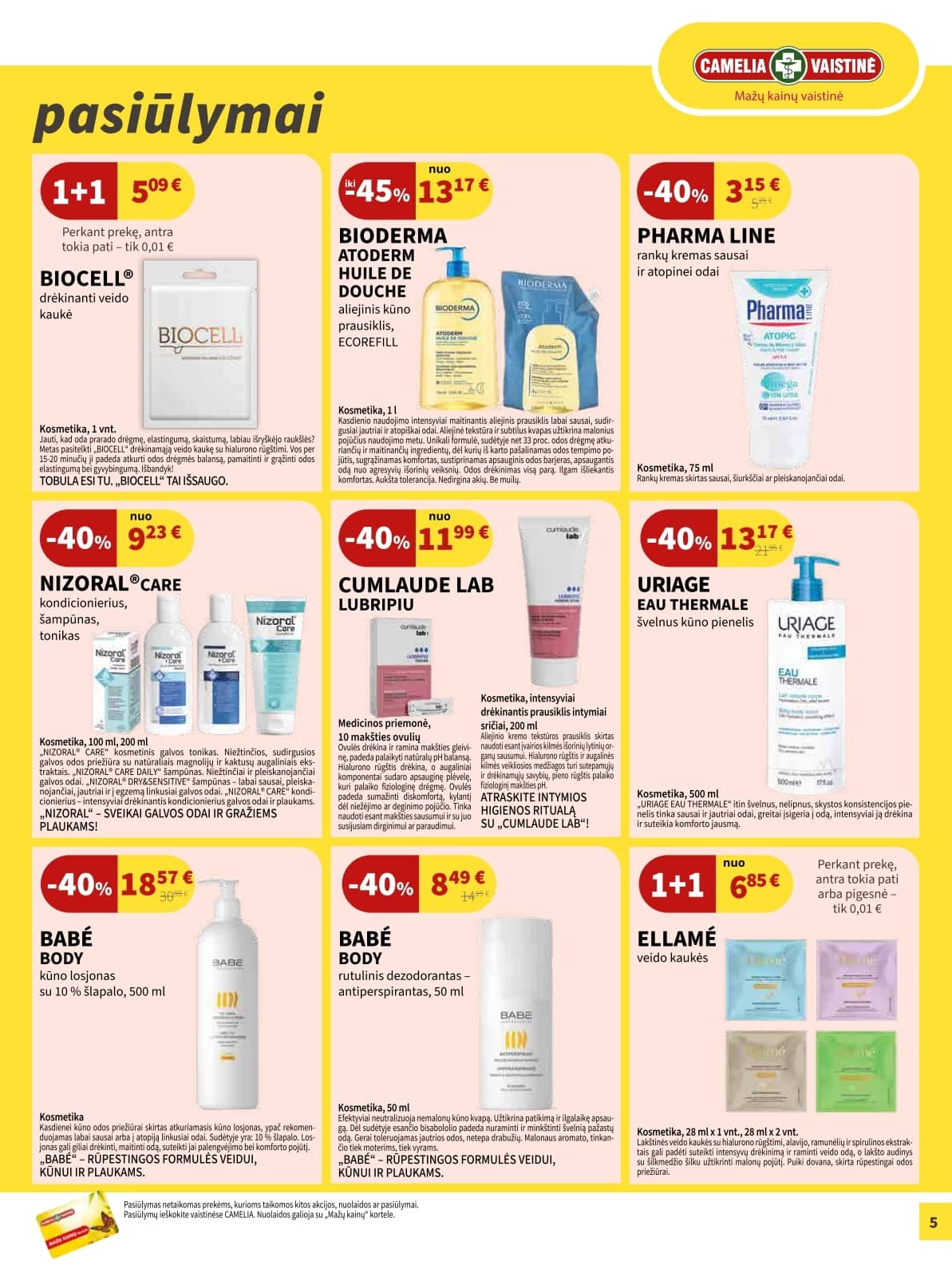 Camelia - Camelia akcijų leidinys 5 puslapis