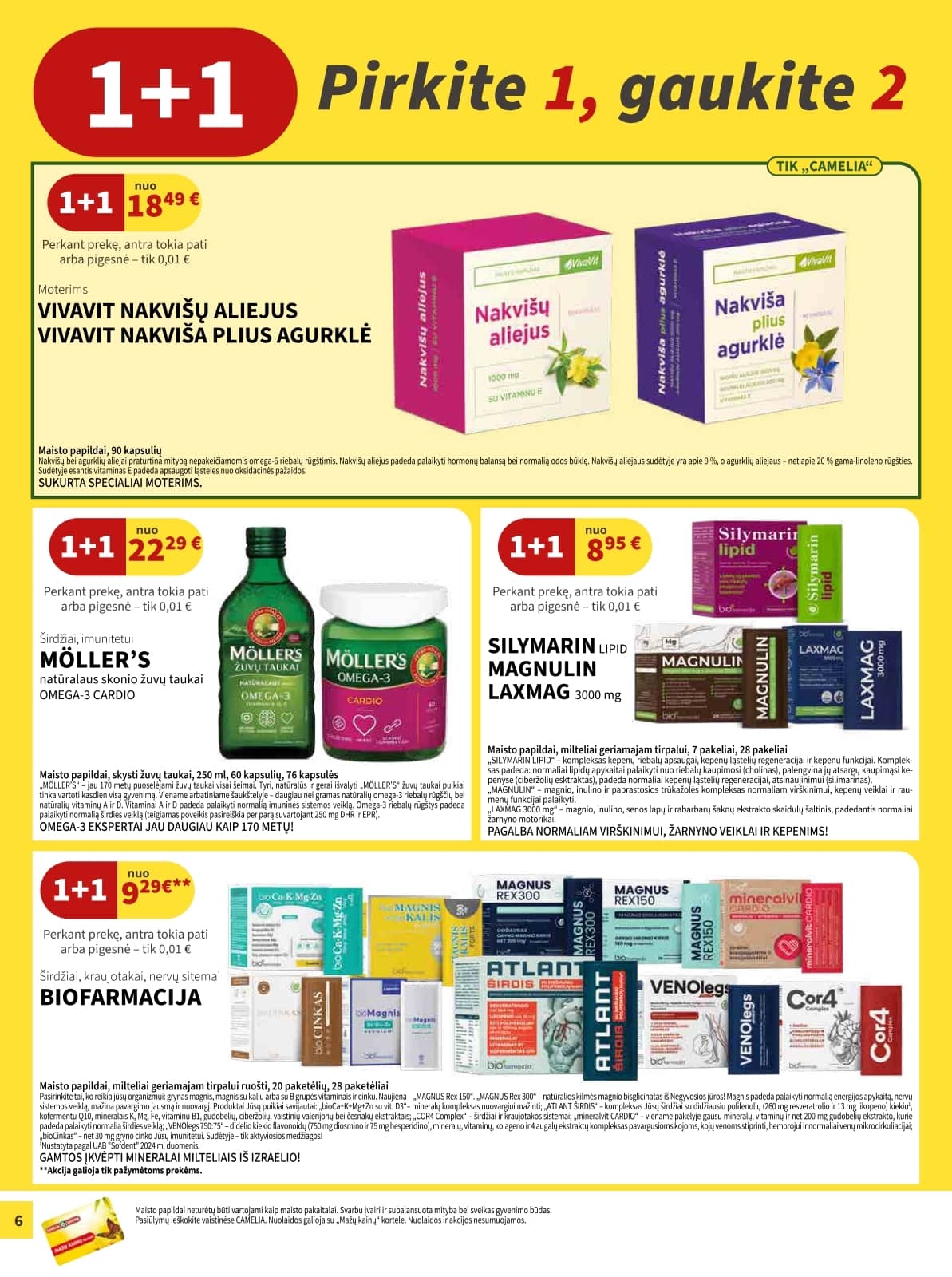 Camelia - Camelia akcijų leidinys 6 puslapis