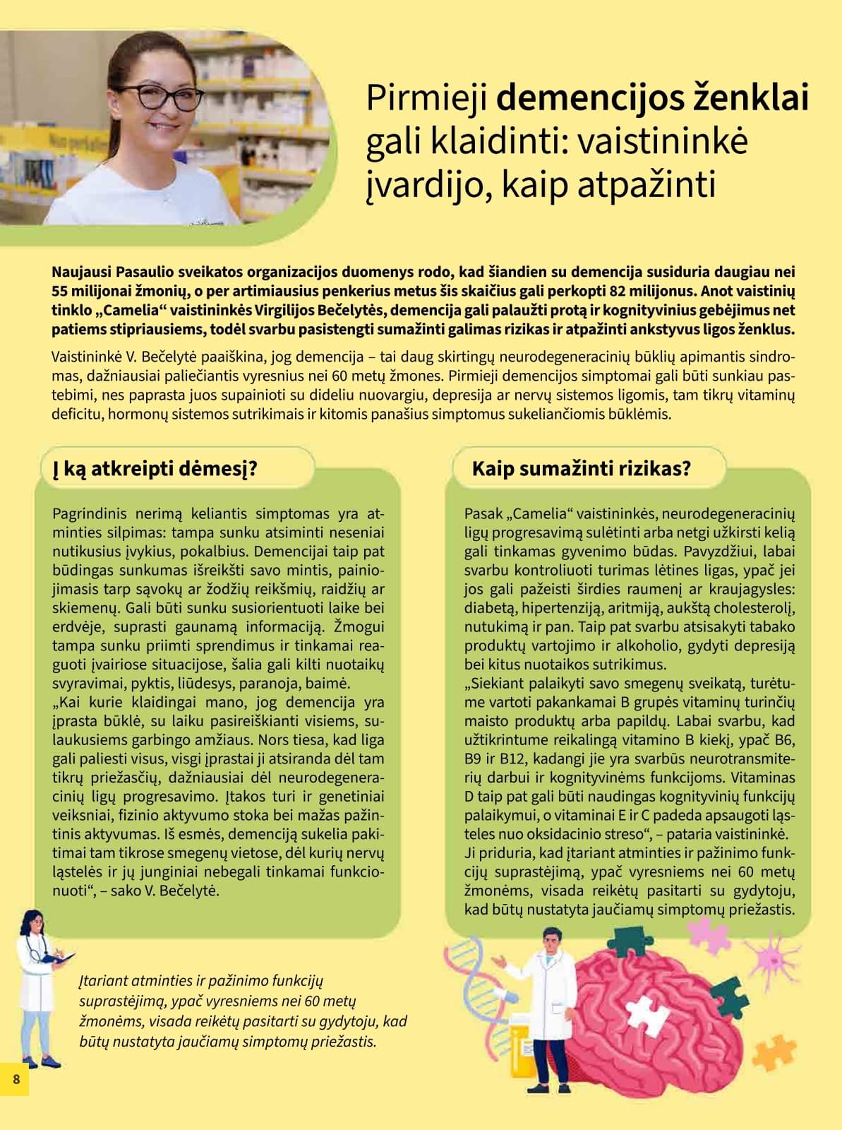 Camelia - Camelia akcijų leidinys 8 puslapis