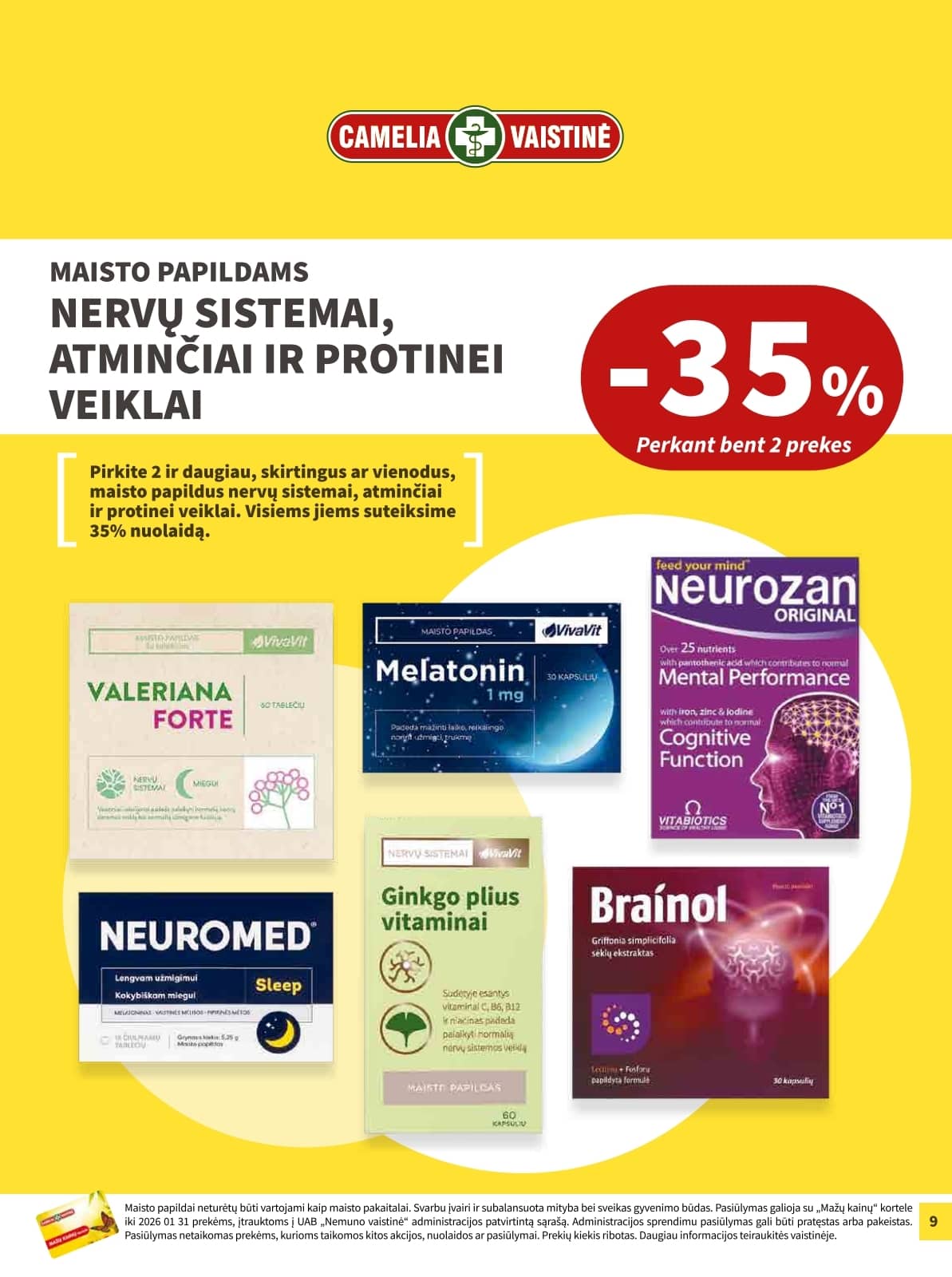 Camelia - Camelia akcijų leidinys 9 puslapis