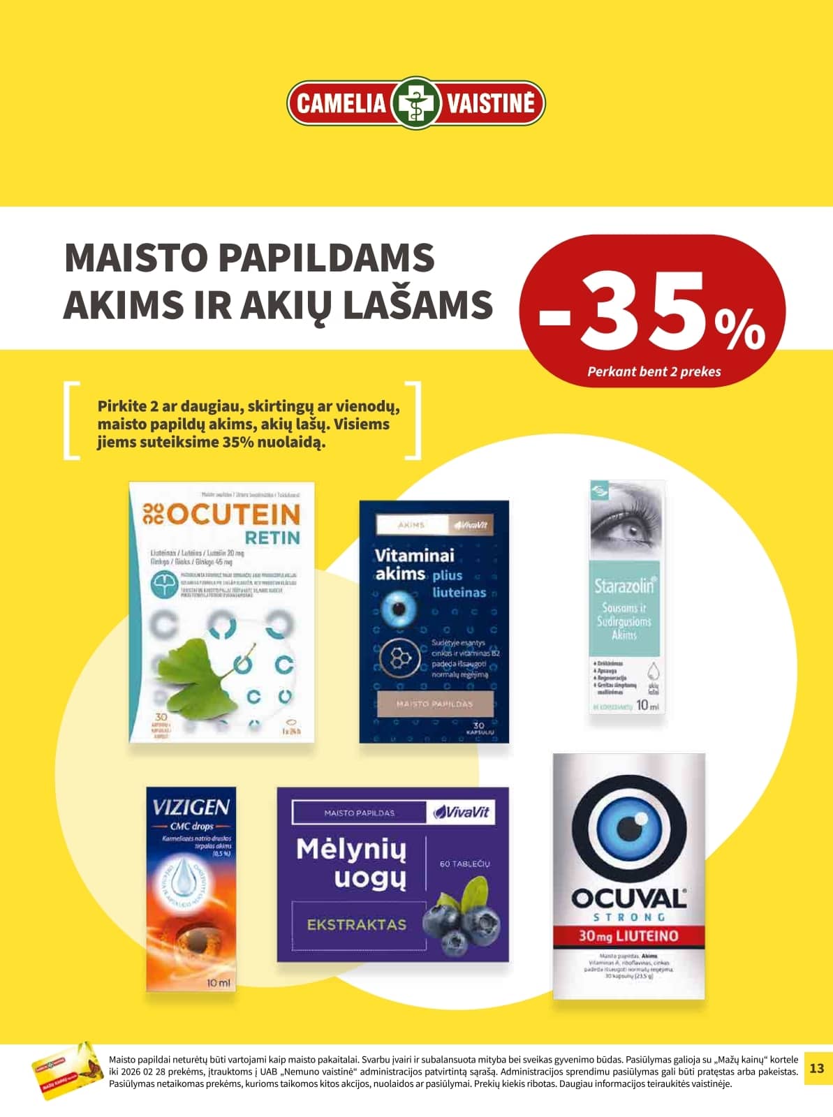 Camelia - Camelia akcijų leidinys 13 puslapis