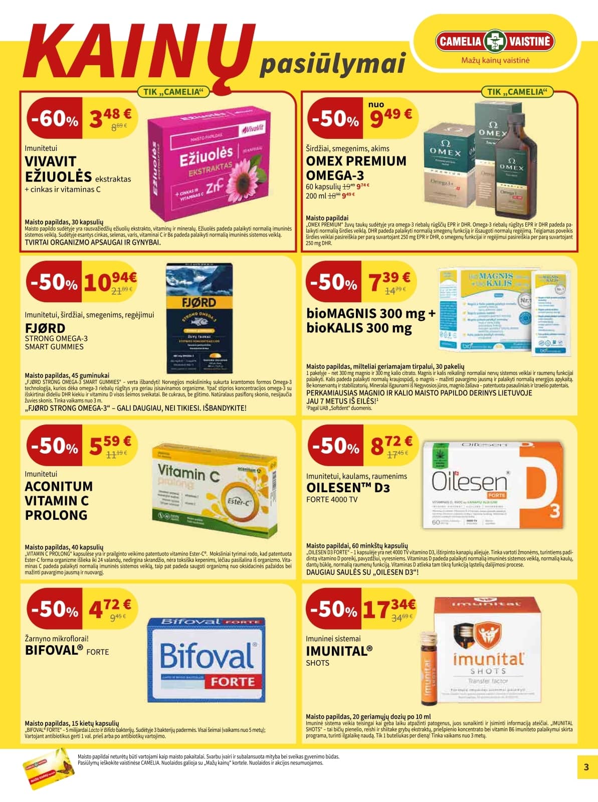 Camelia - Camelia akcijų leidinys 3 puslapis