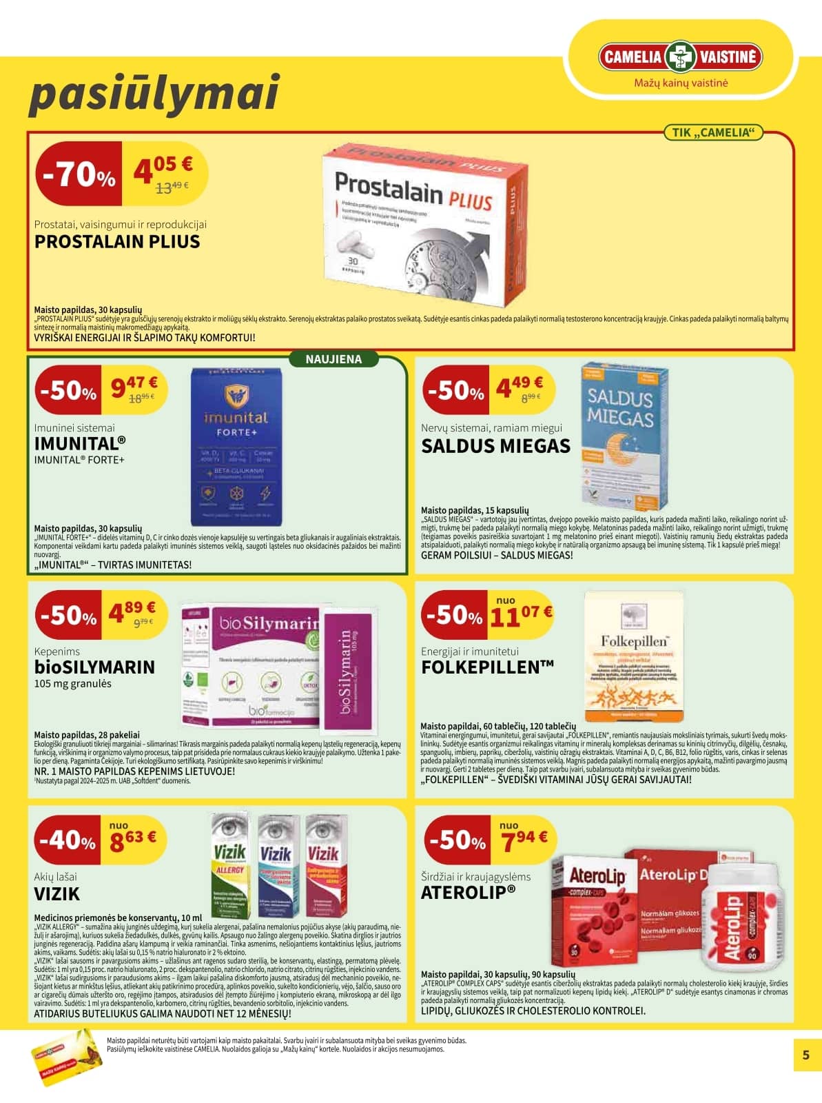 Camelia - Camelia akcijų leidinys 5 puslapis