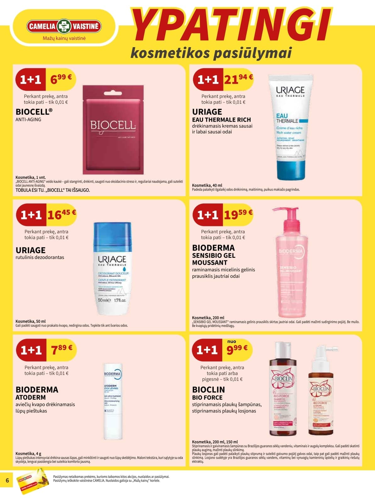 Camelia - Camelia akcijų leidinys 6 puslapis