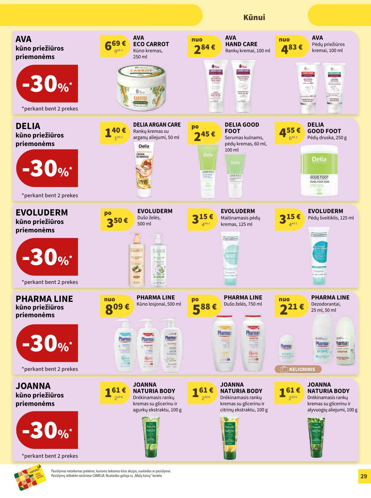 Camelia - Camelia vaistinė akcijų leidinys | 2026-04-01 - 2026-04-30 29 puslapis