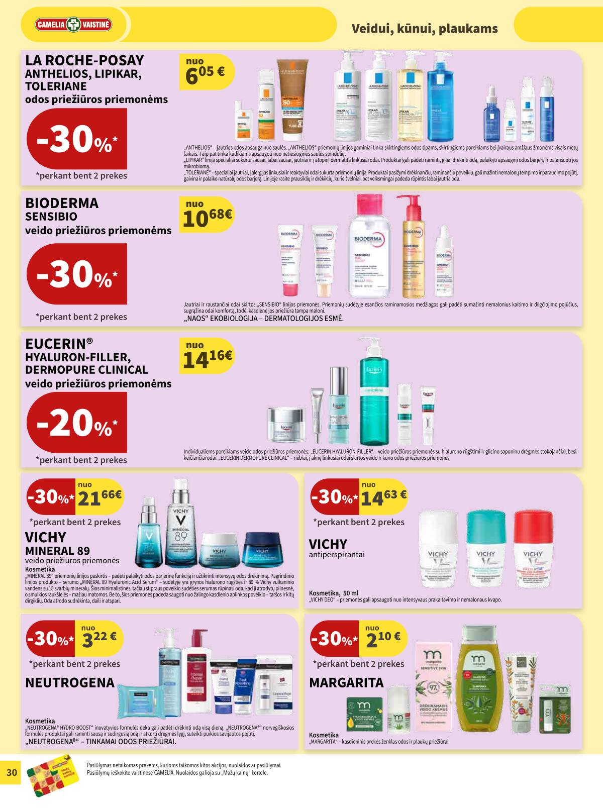 Camelia - Camelia vaistinė akcijų leidinys | 2026-04-01 - 2026-04-30 30 puslapis