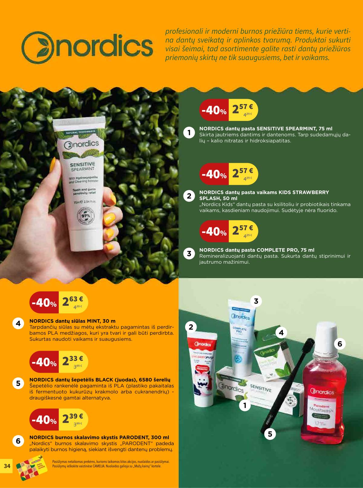 Camelia - Camelia vaistinė akcijų leidinys | 2026-04-01 - 2026-04-30 34 puslapis