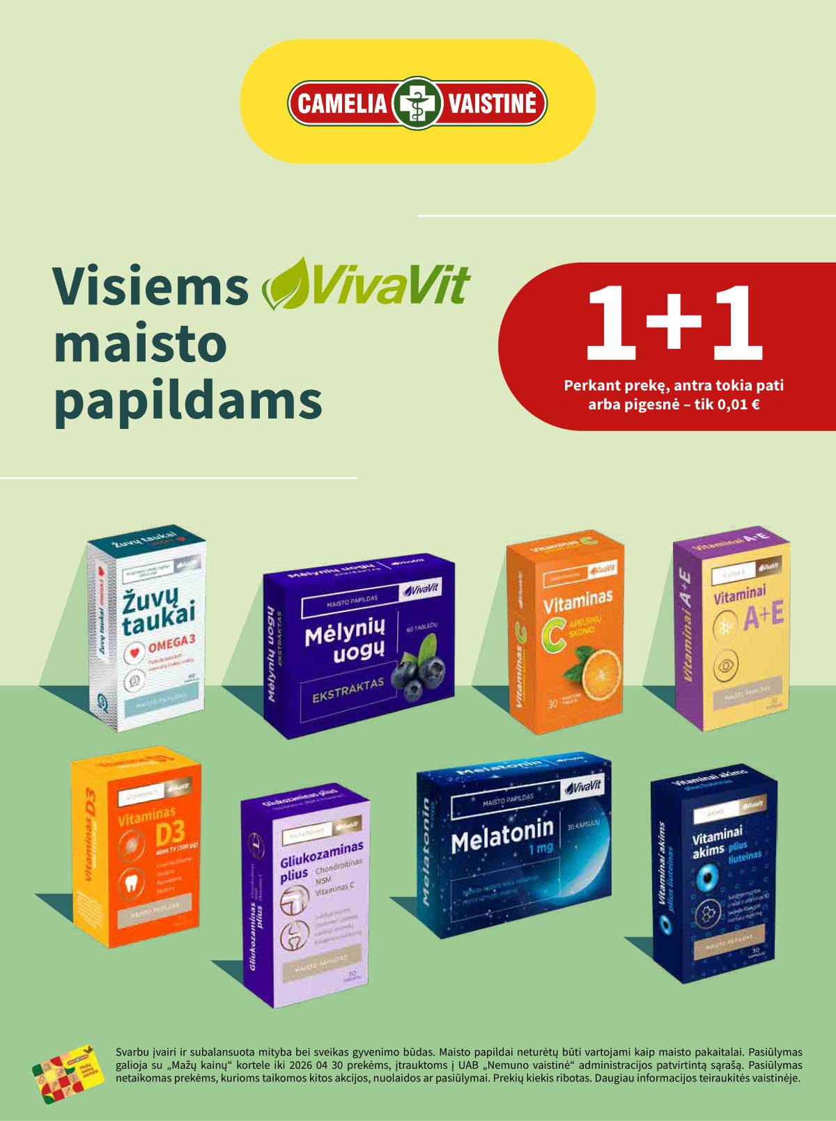 Camelia - Camelia vaistinė akcijų leidinys | 2026-04-01 - 2026-04-30 36 puslapis