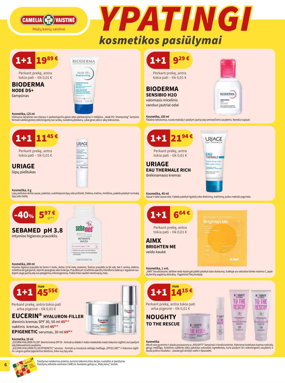 Camelia - Camelia vaistinė akcijų leidinys | 2026-04-01 - 2026-04-30 6 puslapis