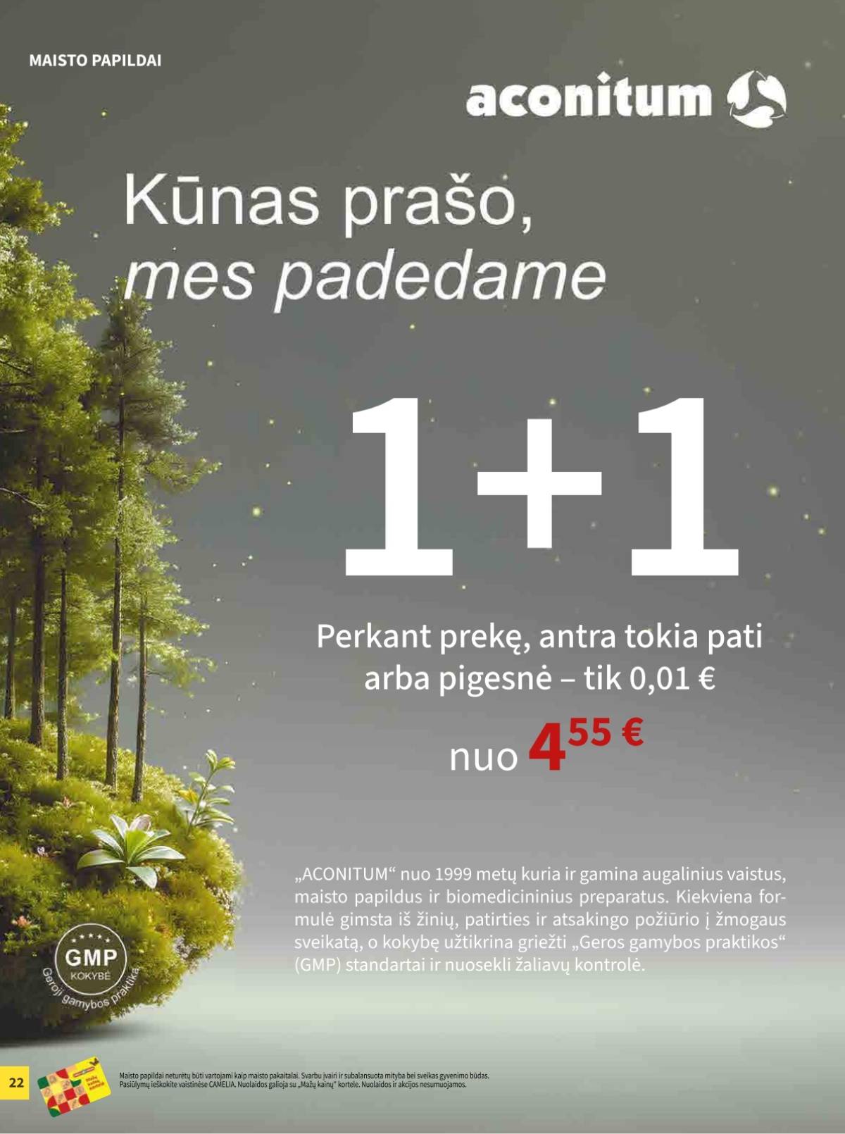 Camelia - Camelia vaistinė akcijų ir nuolaidų leidinys | 2026-05-01 - 2026-05-31 22 puslapis