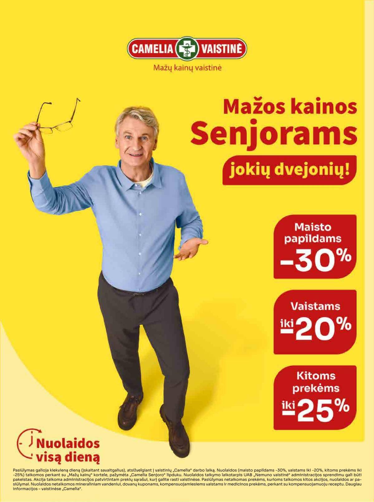 Camelia - Camelia vaistinė akcijų ir nuolaidų leidinys | 2026-05-01 - 2026-05-31 36 puslapis