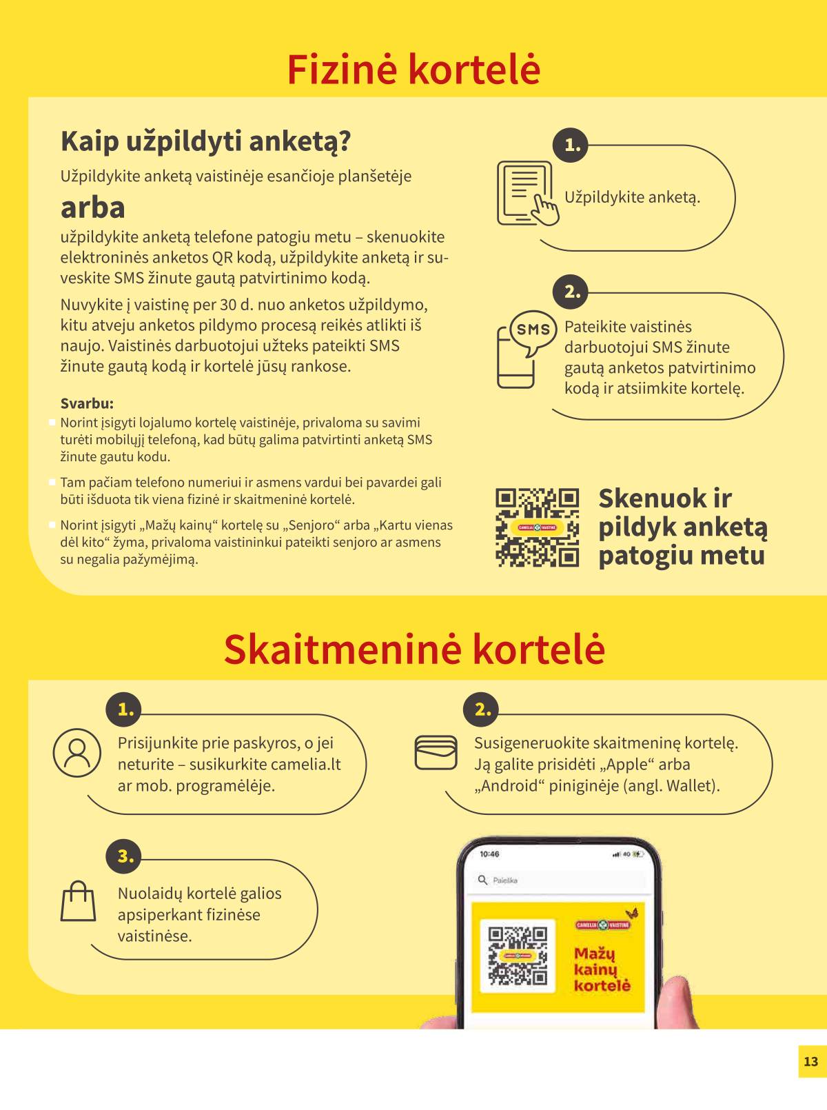 Camelia - Camelia vaistinė rugpjūčio mėn. akcijų leidinys | 2026-08-01 - 2026-08-31 13 puslapis