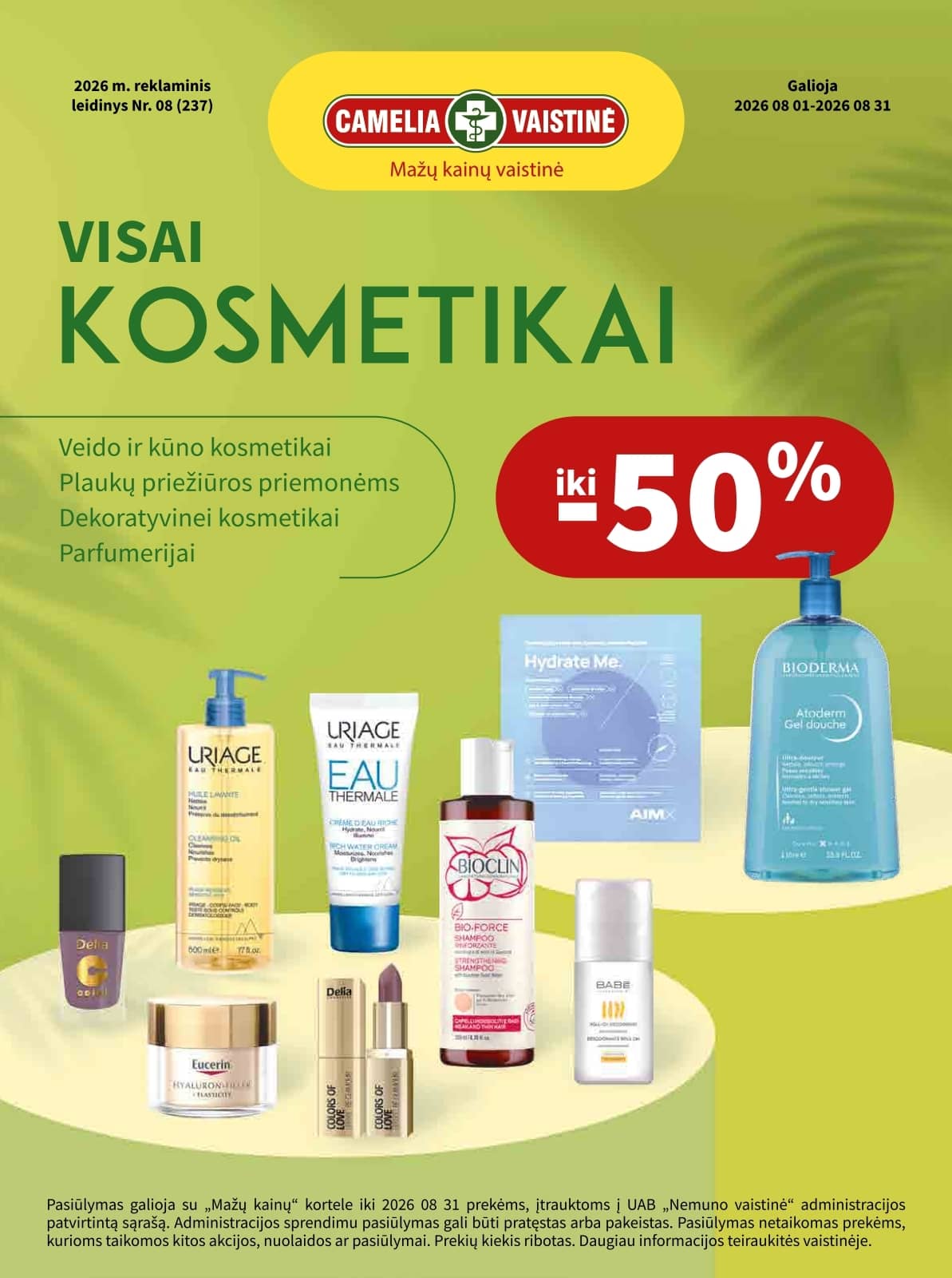 Camelia - Camelia akcijų leidinys 1 puslapis