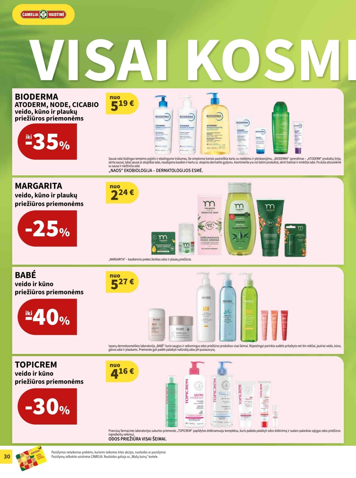 Camelia - Camelia akcijų leidinys 30 puslapis