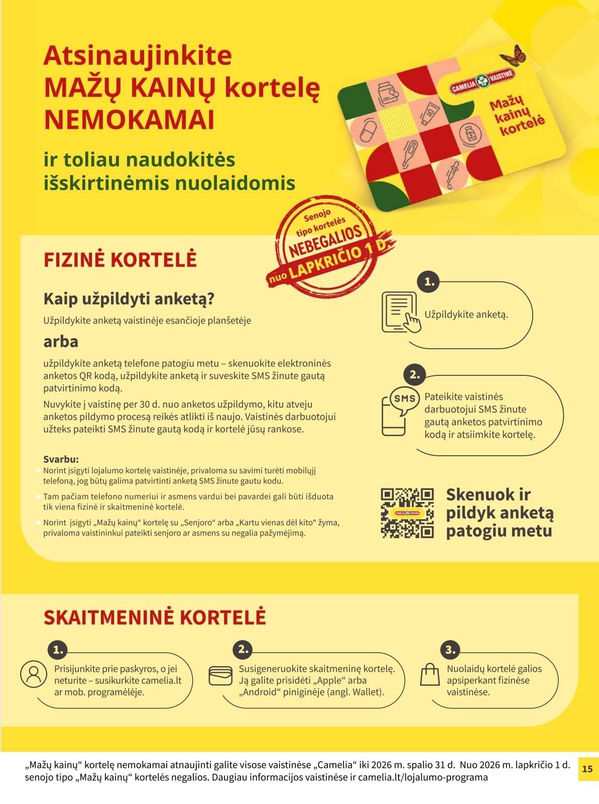 Camelia - Camelia akcijų leidinys | 2026-09-01 - 2026-09-30 15 puslapis